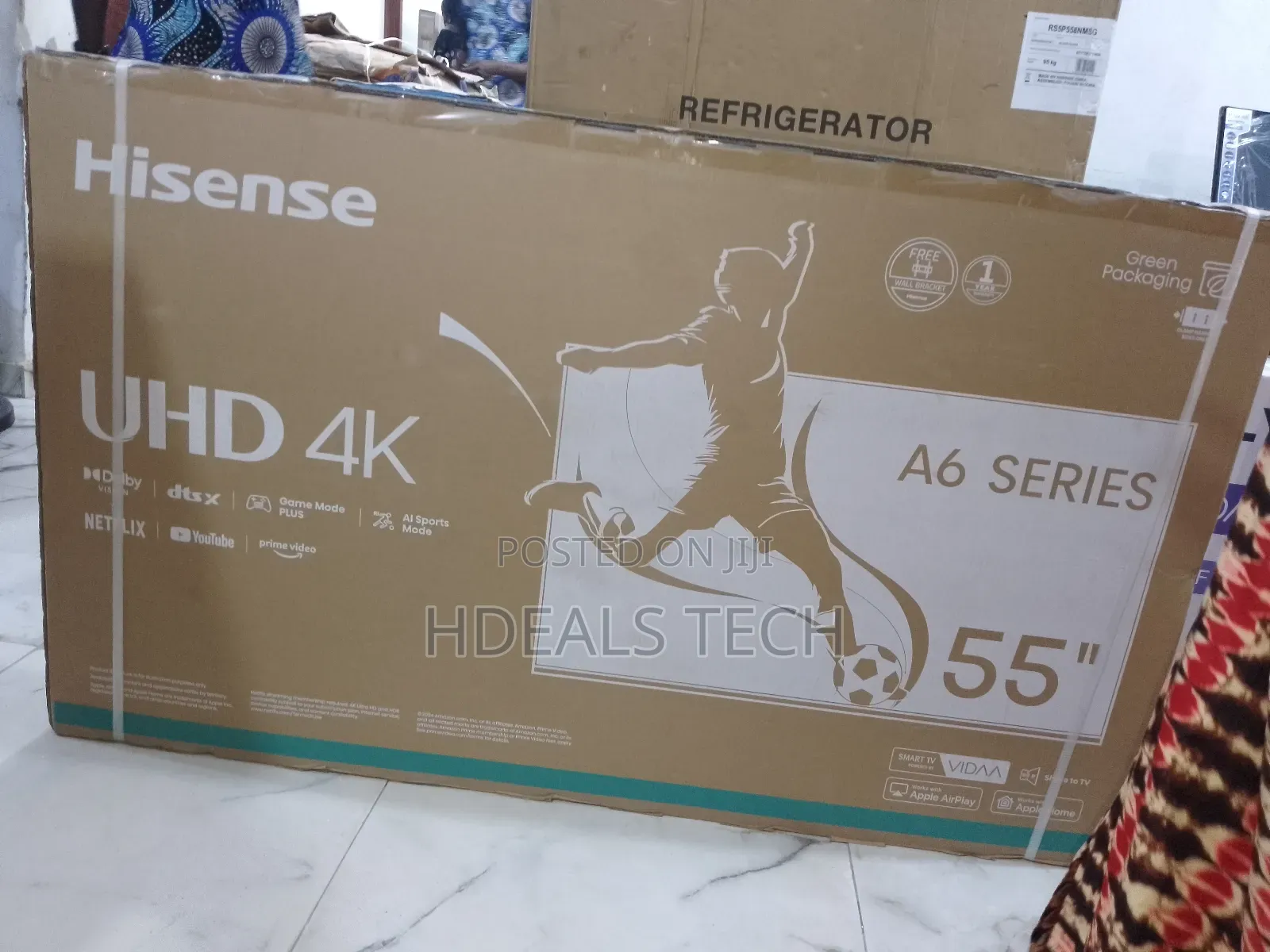 Hisense 55-Inch Uhd Smart Tv [55a6h].