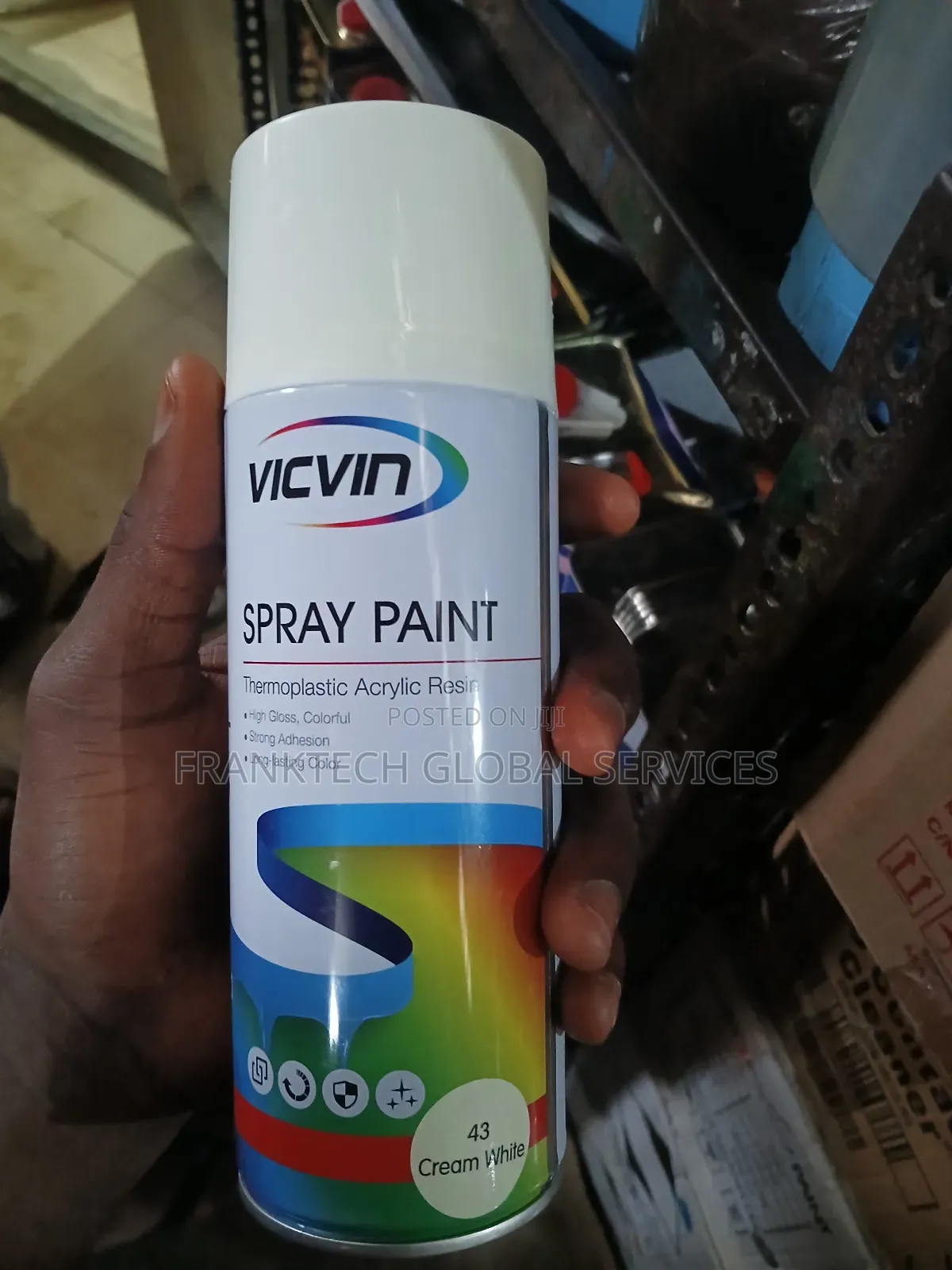 Spray Paint Cream White