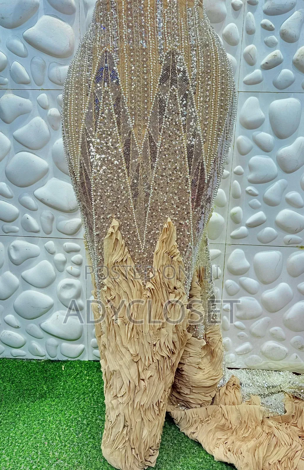 Luxury Full Handbeaded With Chiffon