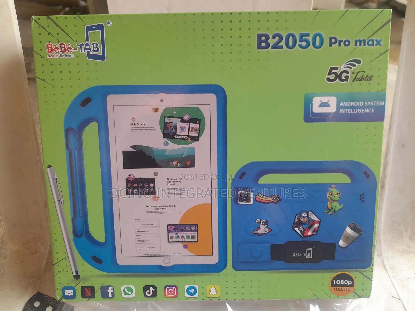 10.1inch Unbreakable Screen Kids iPad