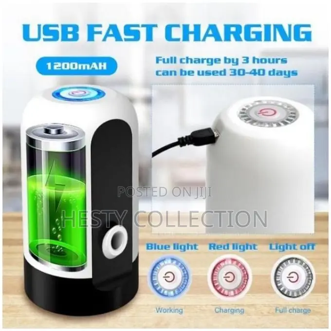 Wireless Automatic Rechargeable Water Dispenser Pump Touch Control