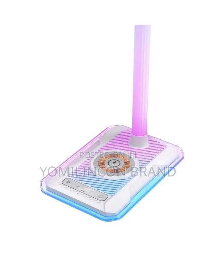 Porodo Multifunctional Esports Desk Lamp With Wireless Charger - White