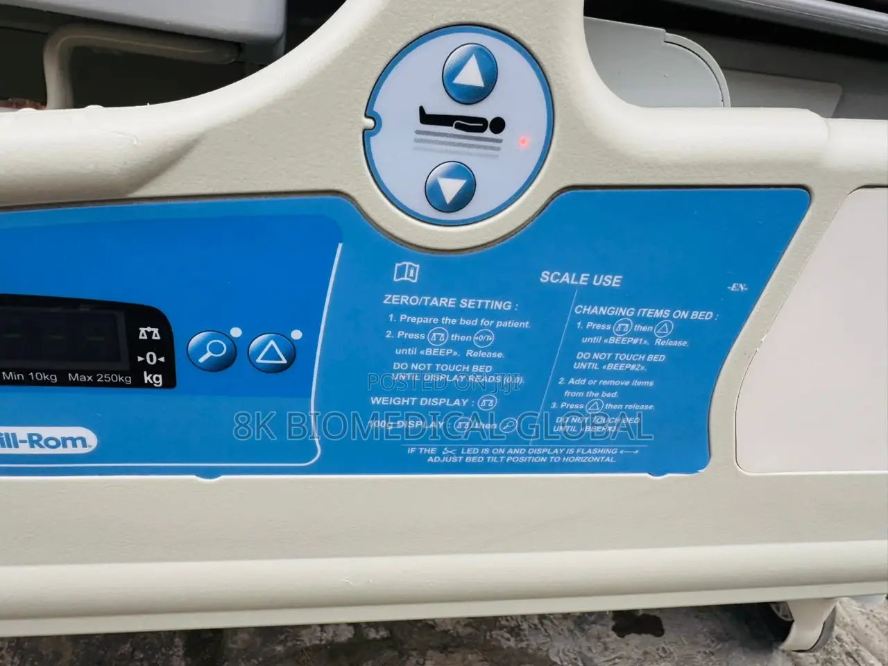 Uk Used Hillrom Avantguard 1600 Electric Icu Bed