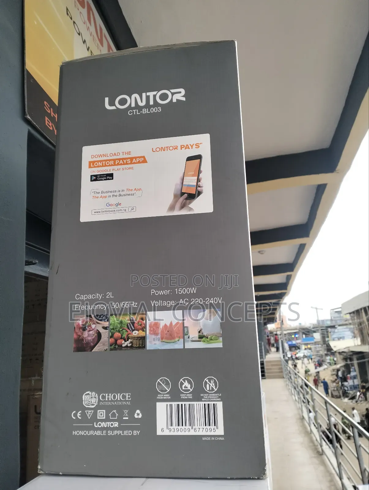 Lontor 1500w Electric Professional Blender