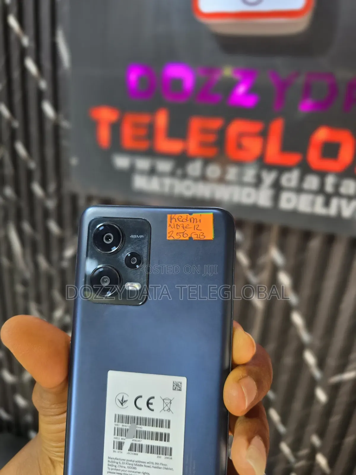 Xiaomi Redmi Note 12 5G 256 GB Black