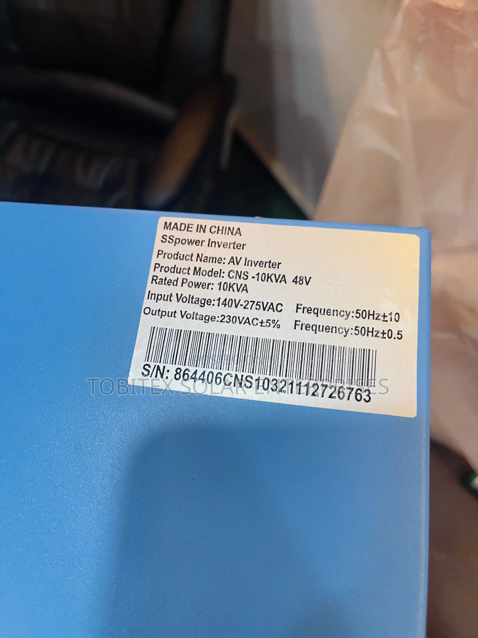 10kva/48 Ss Power Solar Inverter