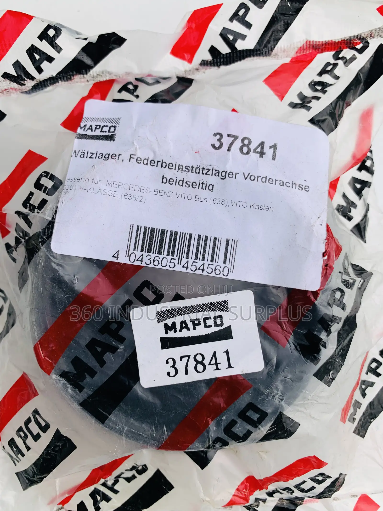 Genuine Mapco 37841 Anti Friction Bearing