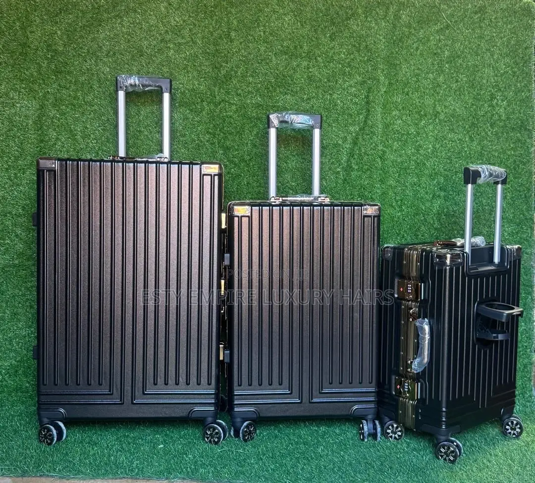 High Quality Luxury Set of Three Aluminum Bag