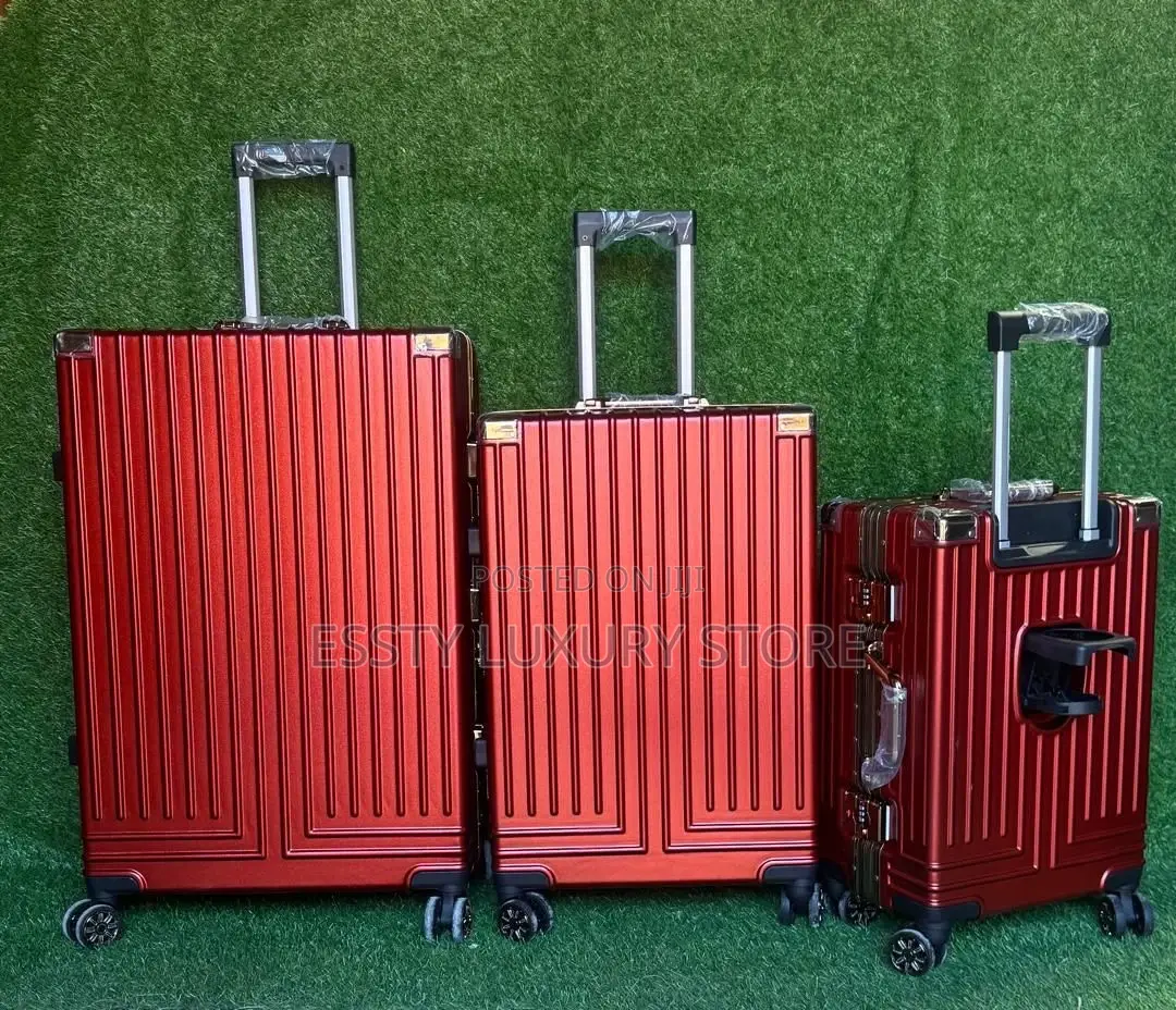 High Quality Luxury Set of Three Aluminum Bag