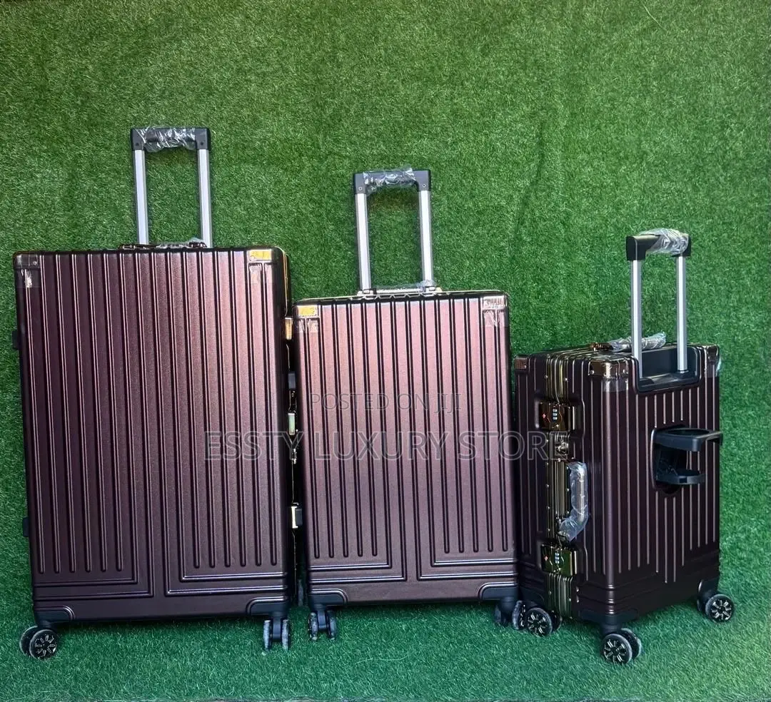 High Quality Luxury Set of Three Aluminum Bag