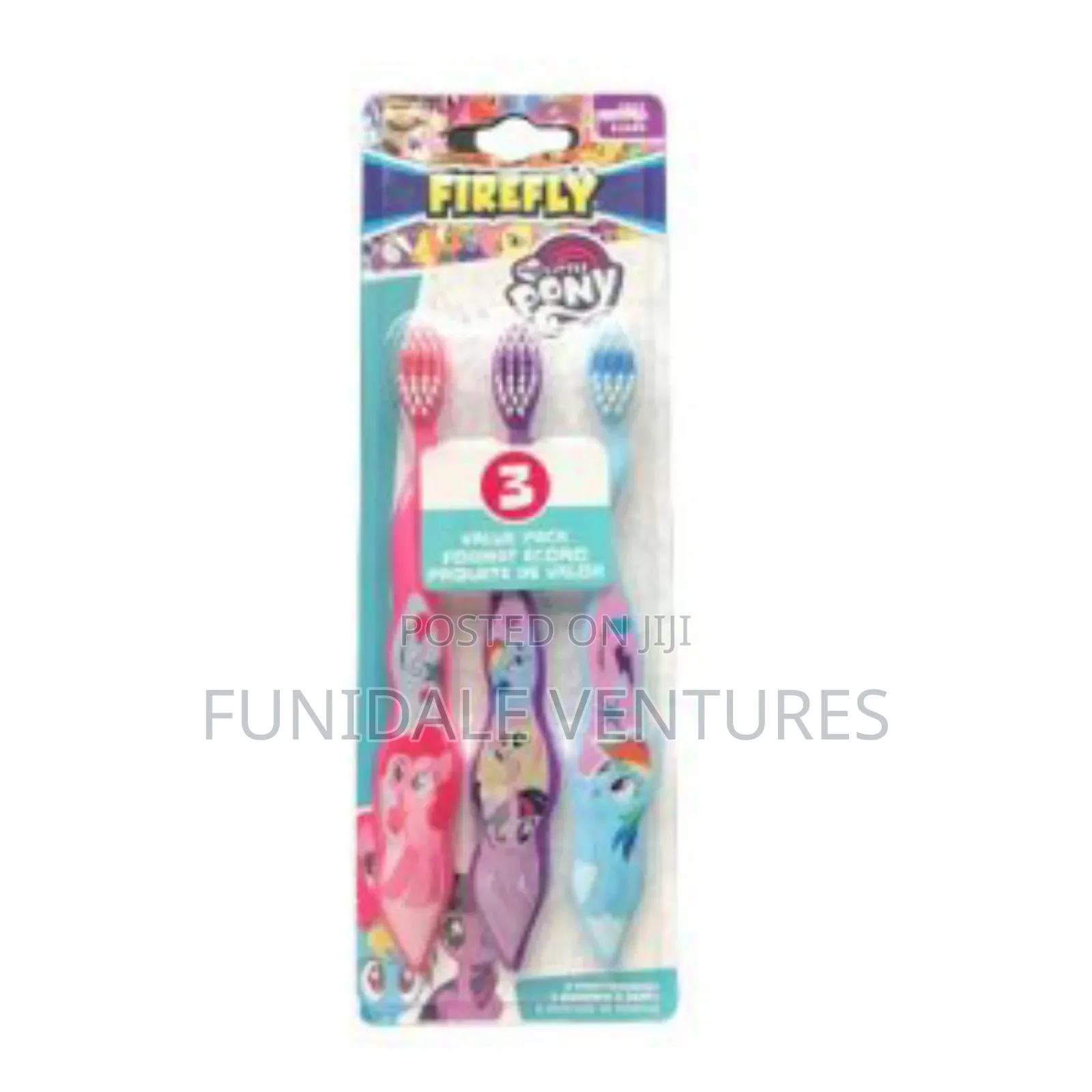 Toddlers 3pack Character Toothbrush