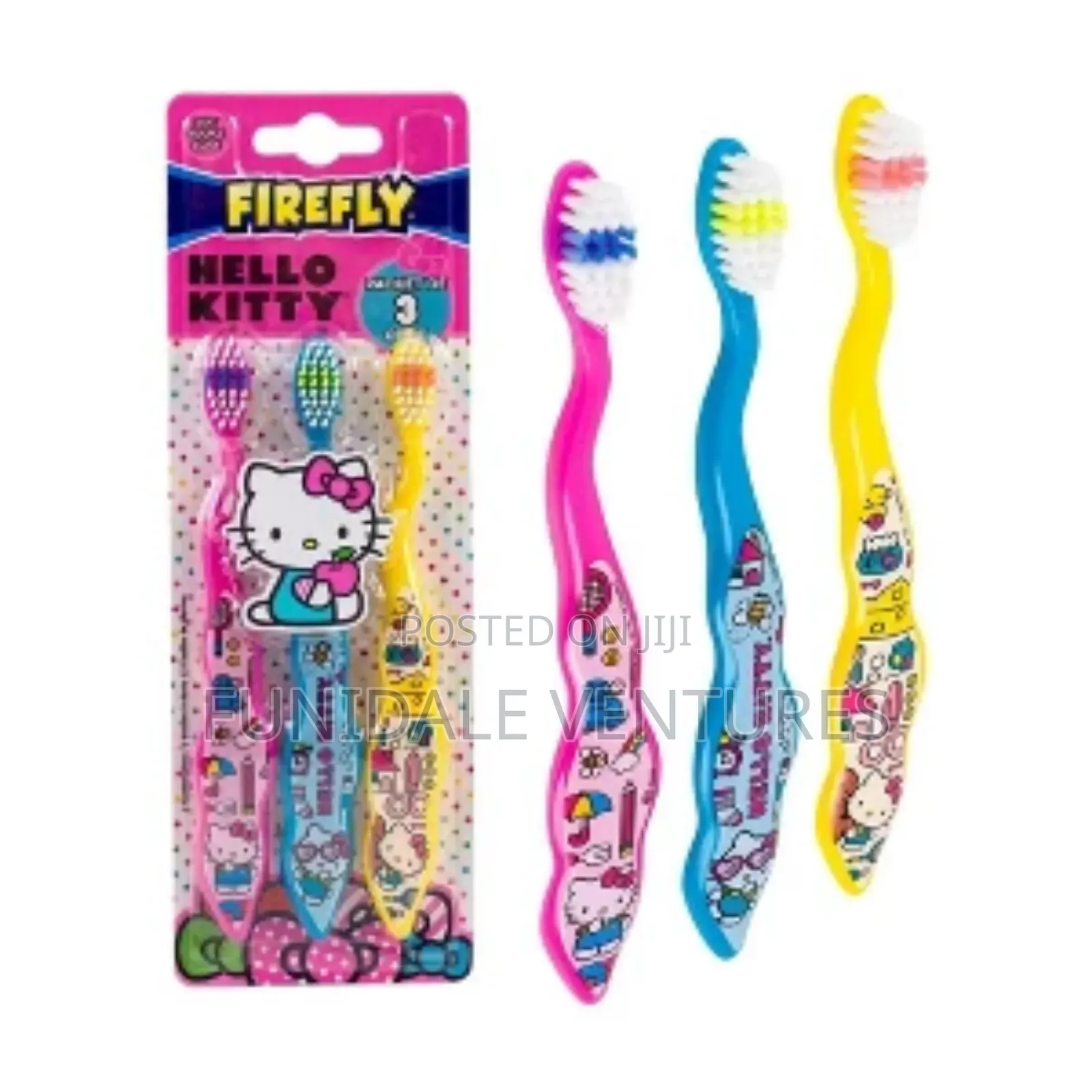 Toddlers 3pack Character Toothbrush