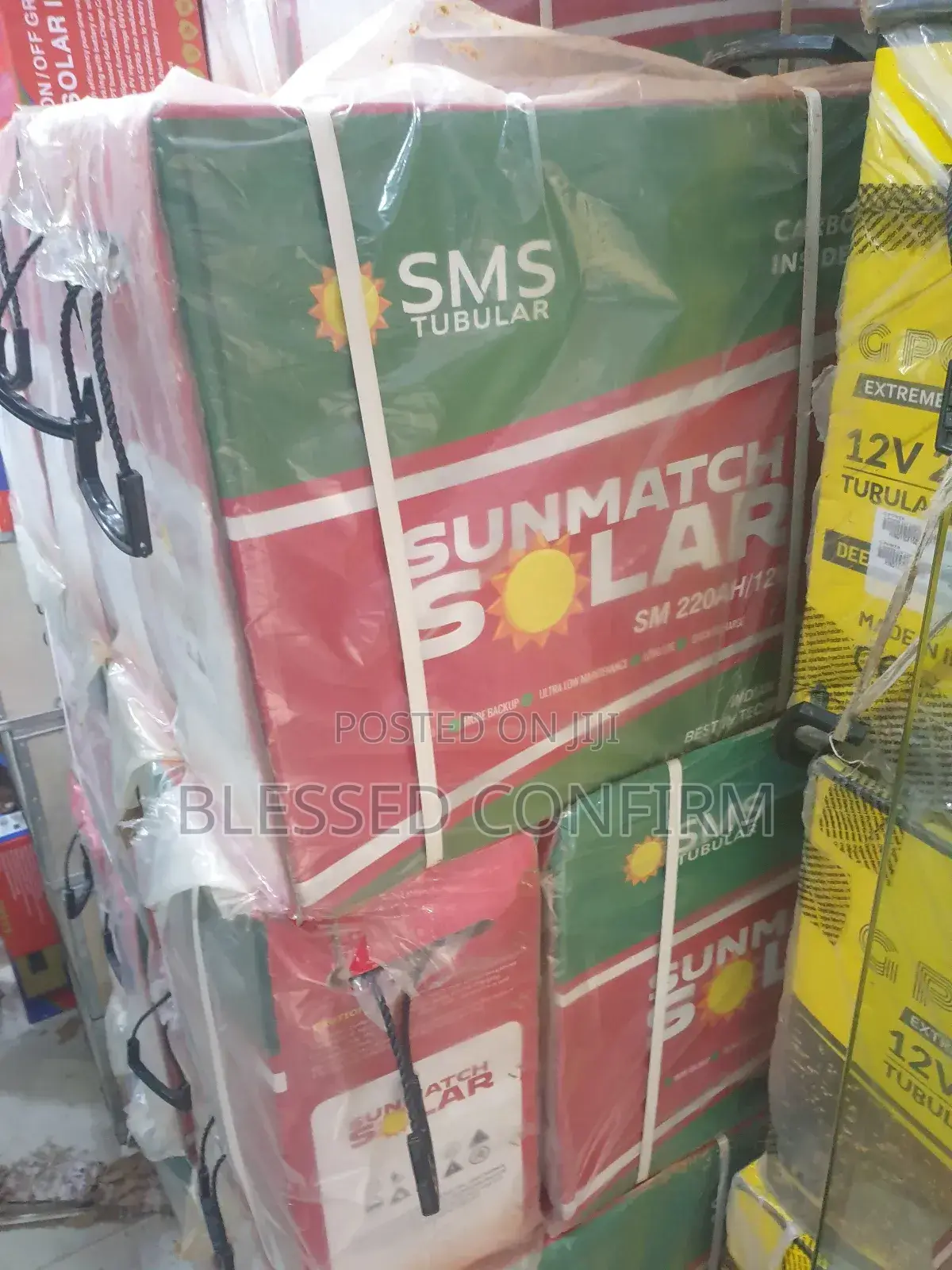 Original SMS 12v 220ah Solar Tubular Battery