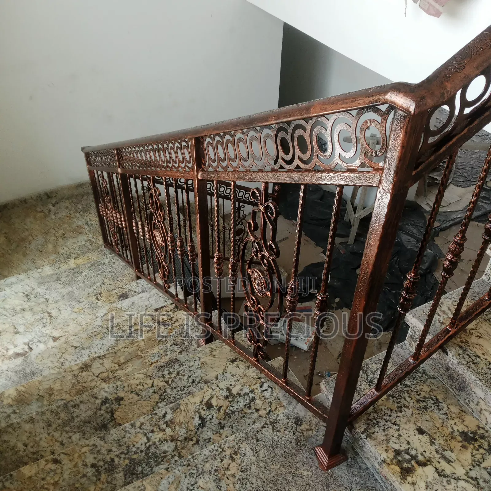 Rot Iron Handrail