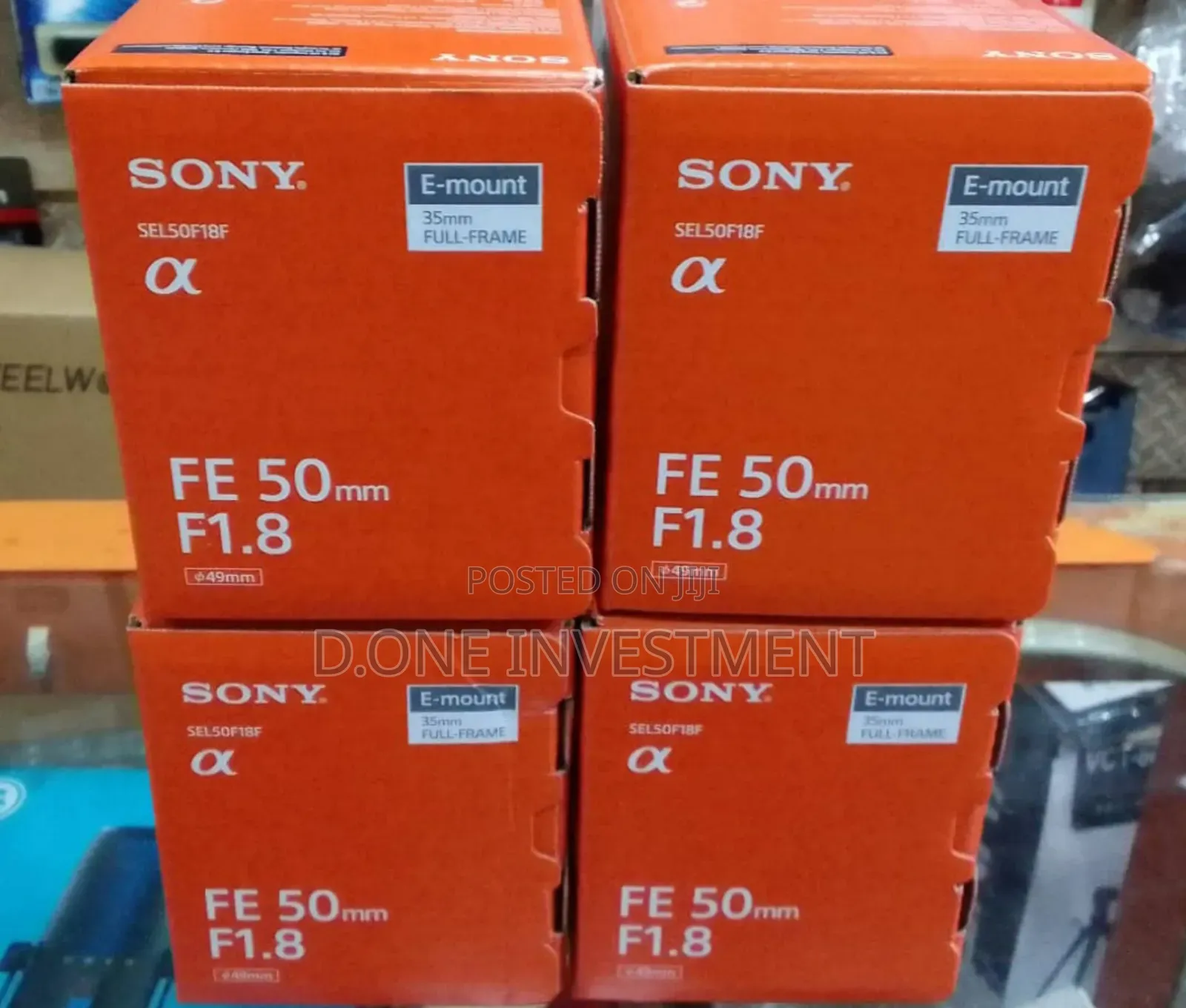 Sony Fe 50mm F1.8 Prime Lens