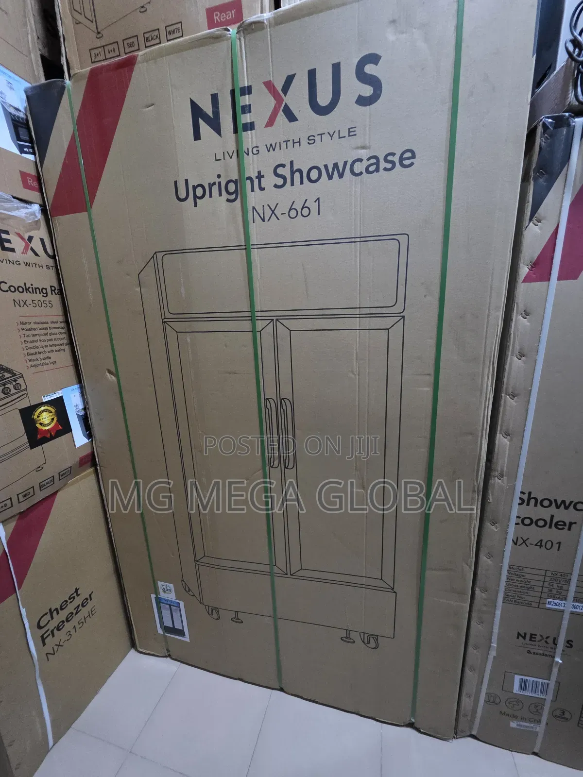Nexus Double Door Standing Chiller