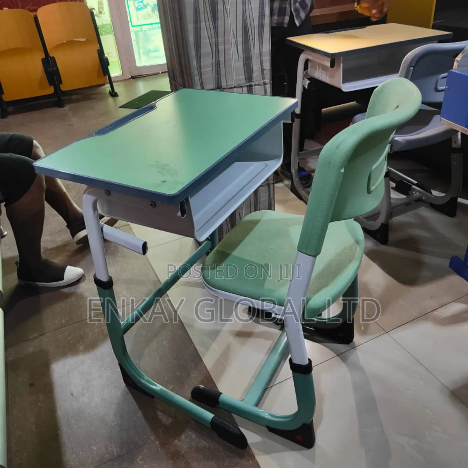 Exotic Imported Chair and Locker Set