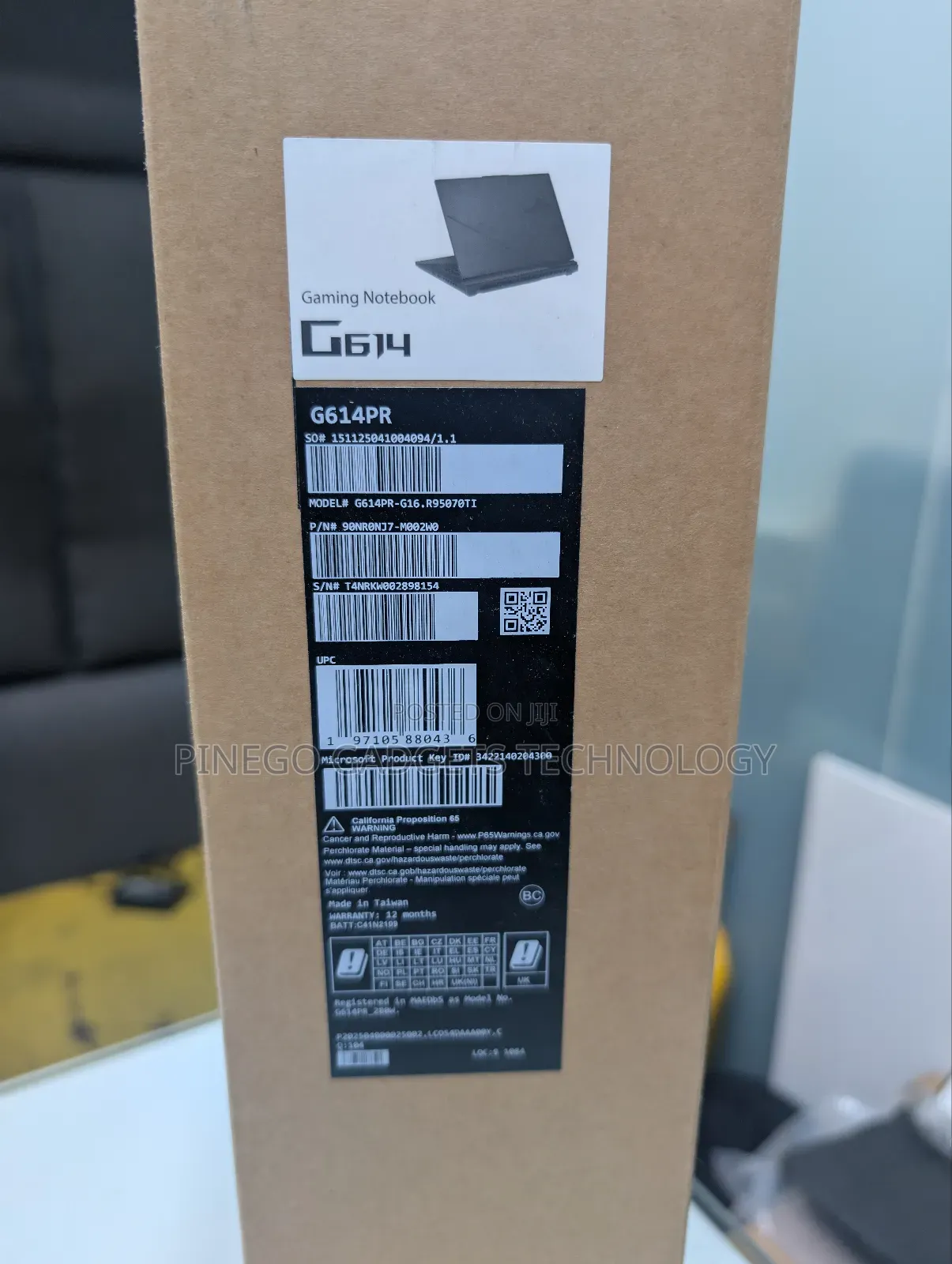 New Laptop Asus ROG Strix G16 G614 16GB AMD Ryzen 9 SSD 1T
