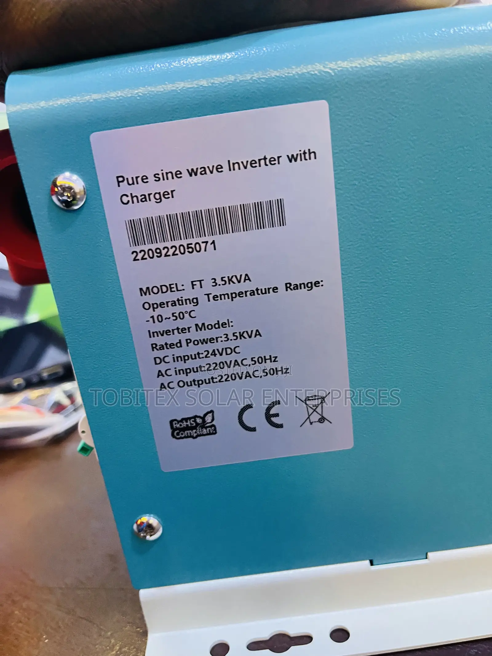 Gpower Plus Solar Inverter 3.5kva/24v