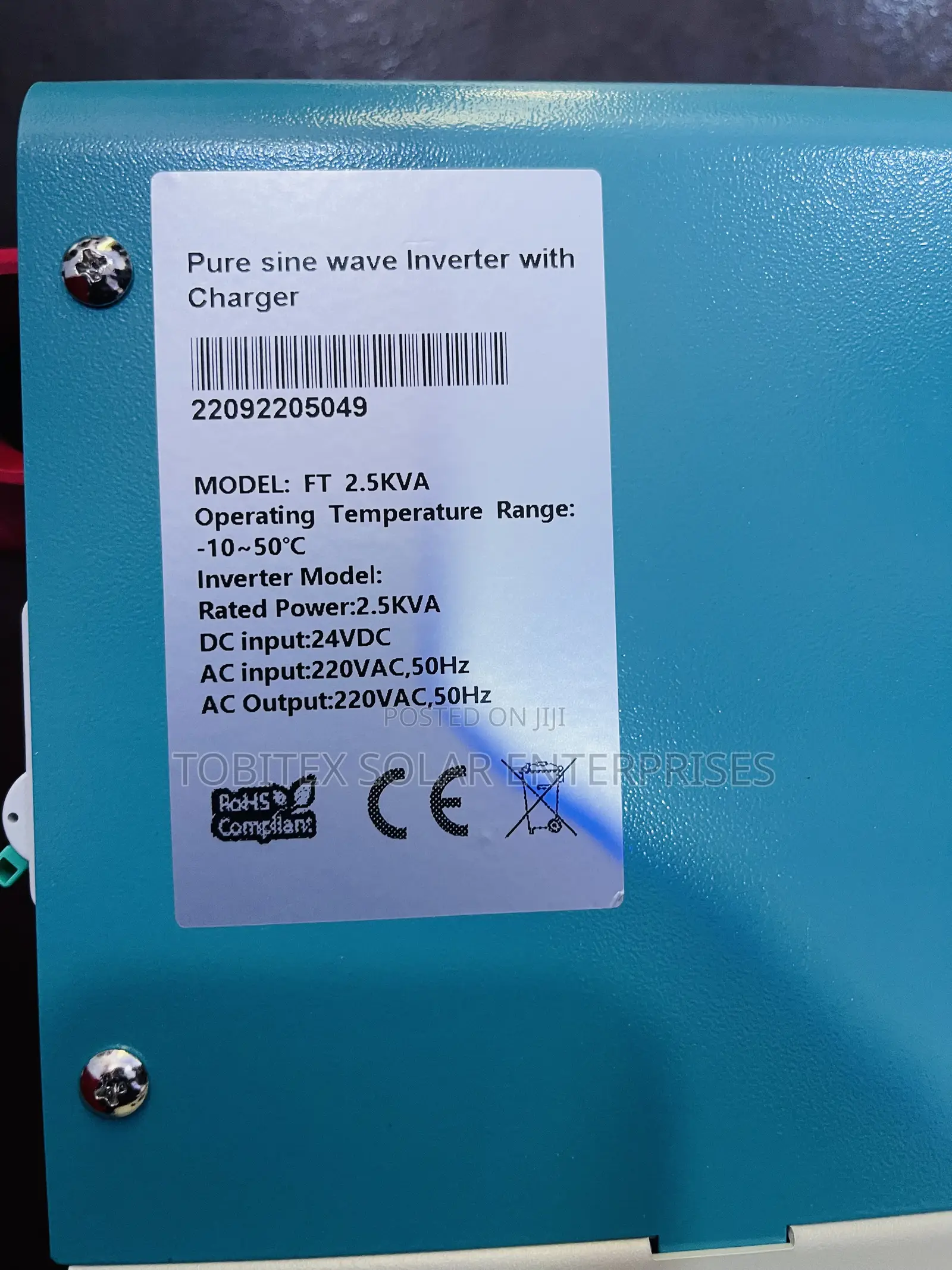 Gpower Plus Solar Inverter 2.5kva