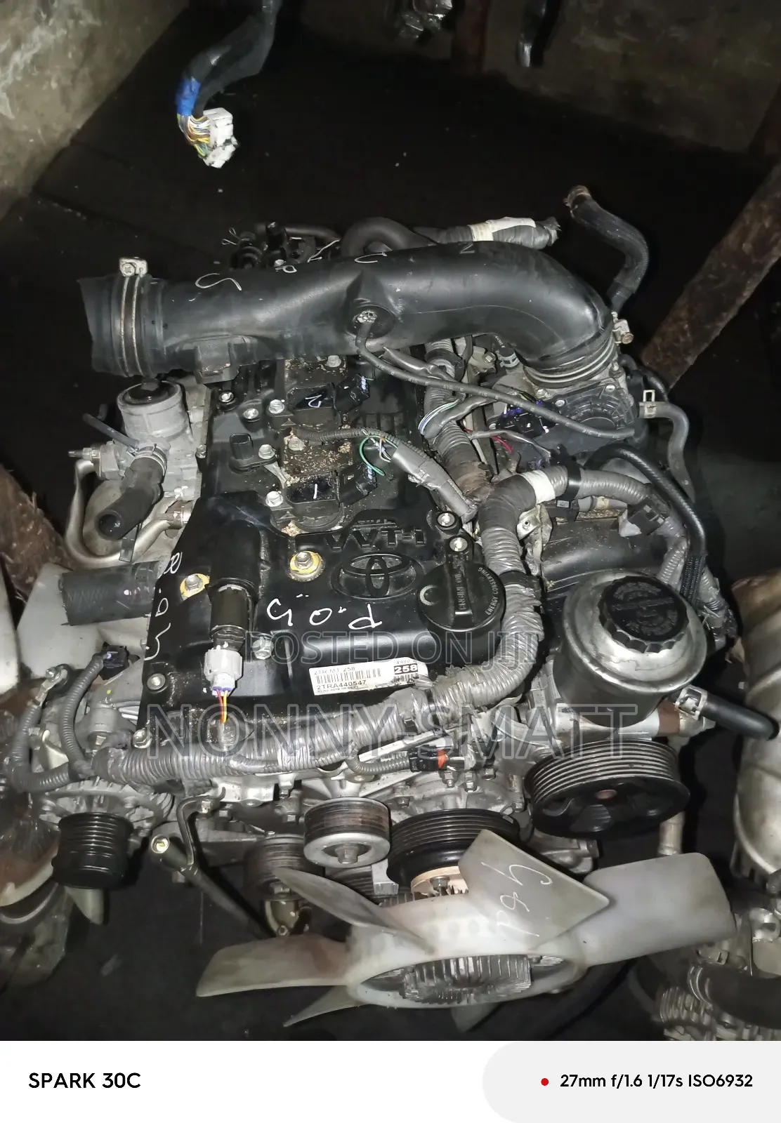 Engine for Toyota Prado, Hilux, Hiace, Fortuner Etc 4 Plug 2019 (2tr)