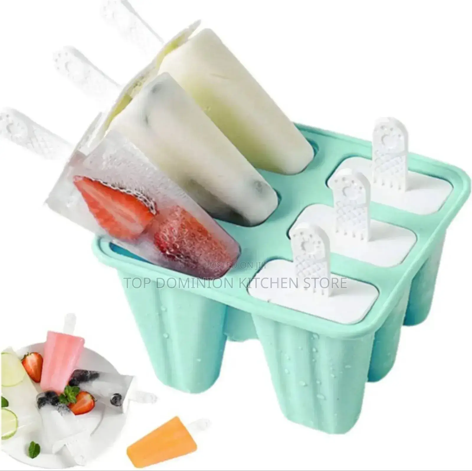 6 Slot Silicone Popsicle Mould