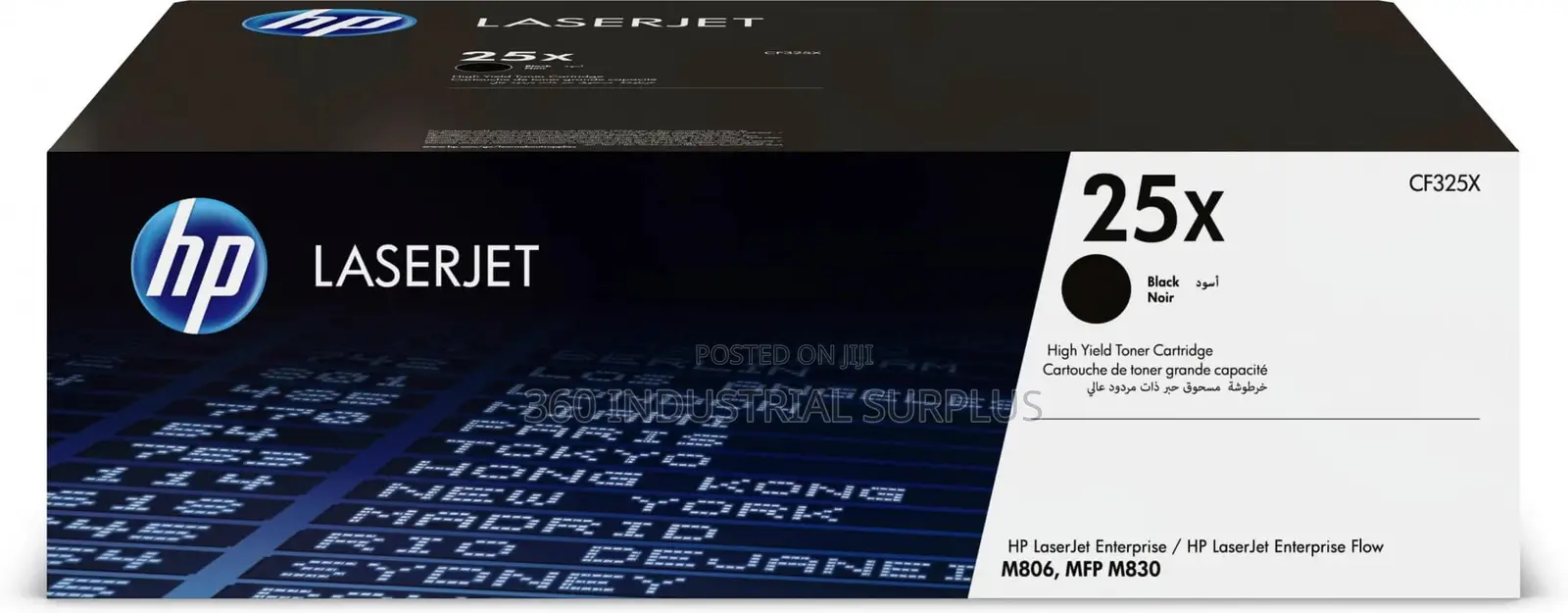 Original Laserjet Toner Cartridge (Cf325x) Hp 25x High Yield Black