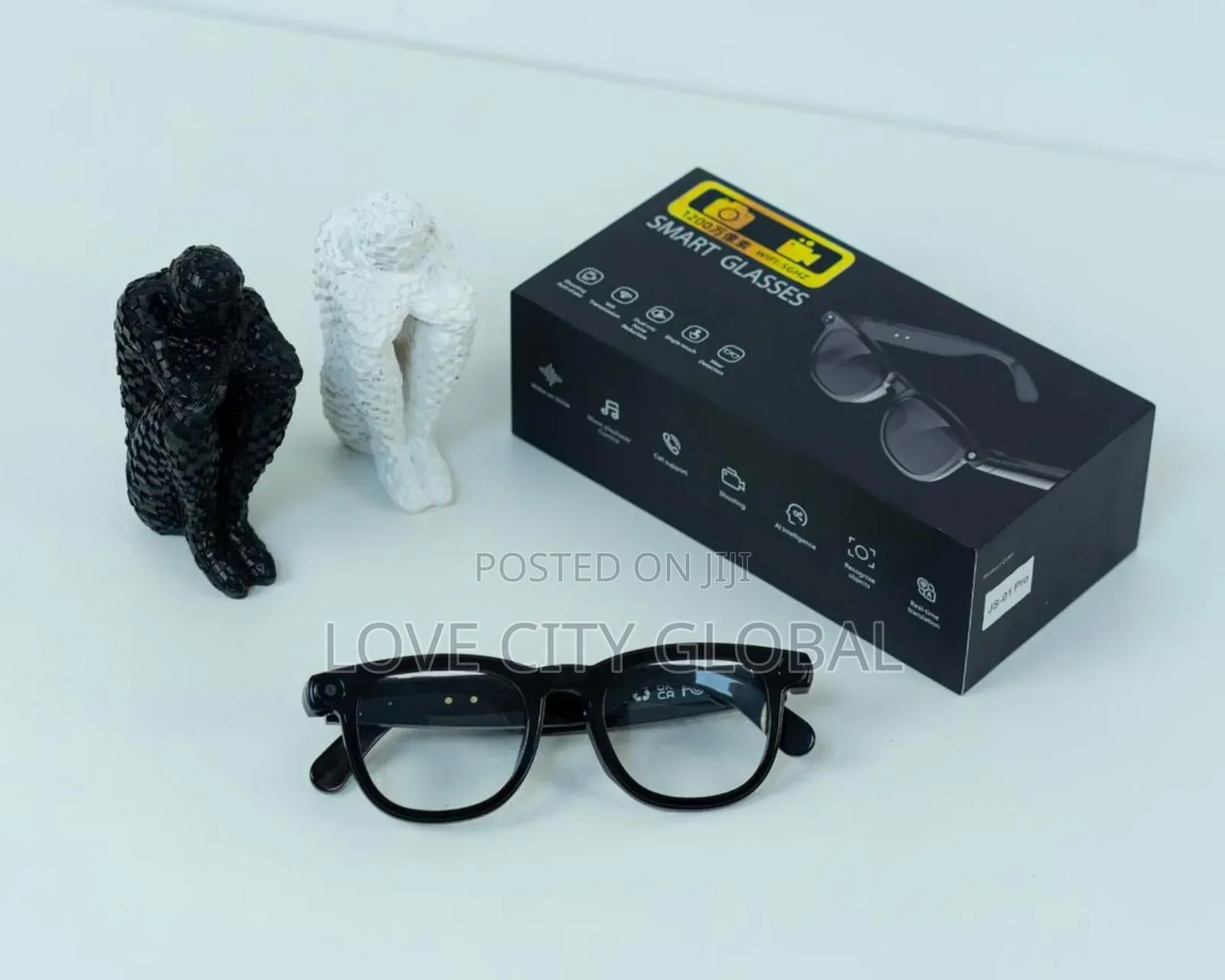 Js-01 Pro Smart Glass 1200w Hd Camera Ai Chatgpt Enc Bt Call Music