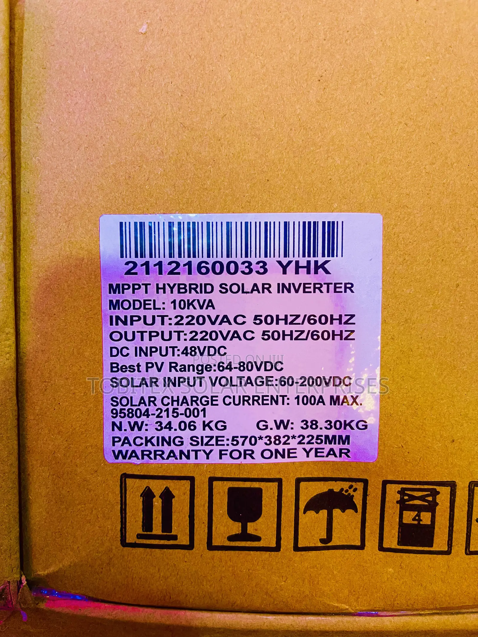 Yohako Hybrid Inverter 10kva 48v Promo