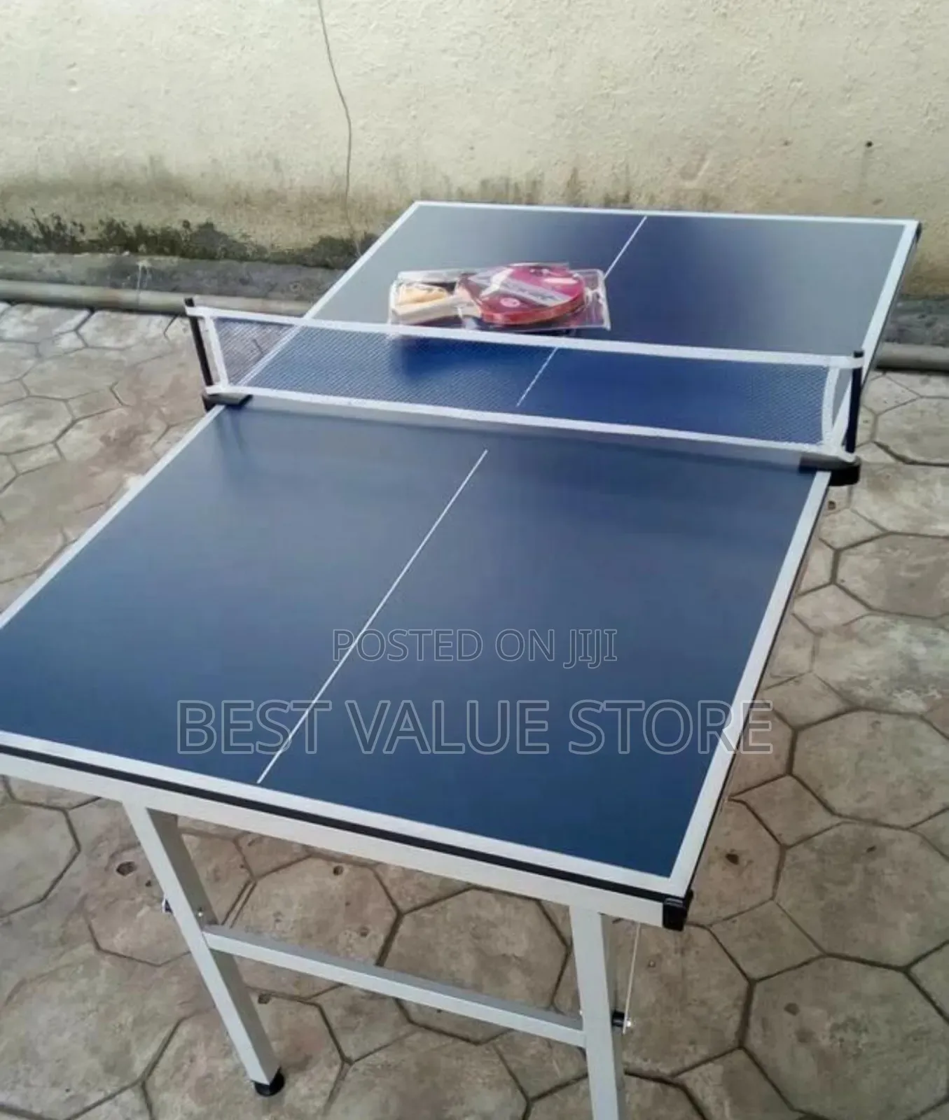 Mini Size Table Tennis With Ball Net and Post to Play