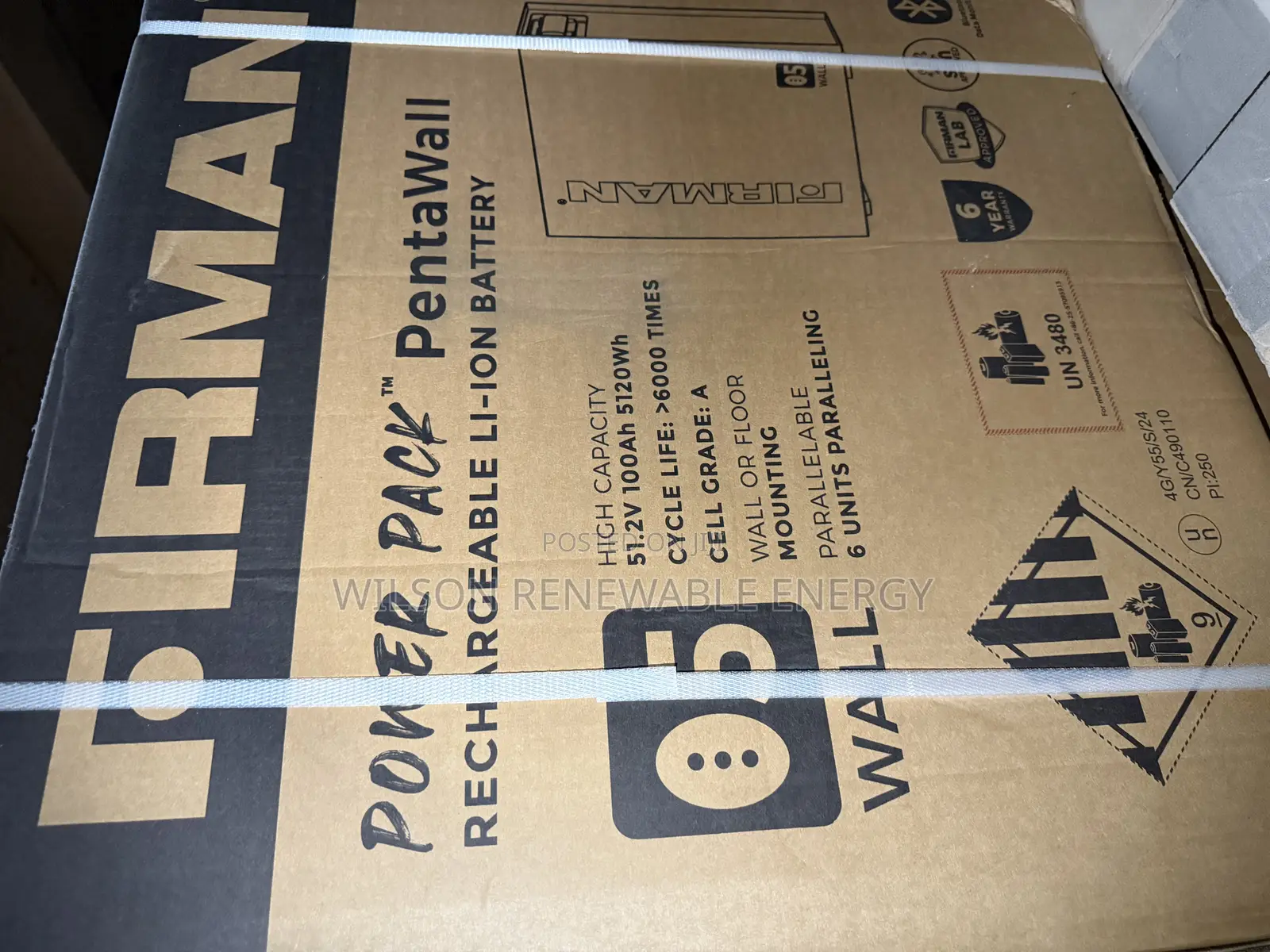 5kwh 51.2v Firman Lithium Ion Battery