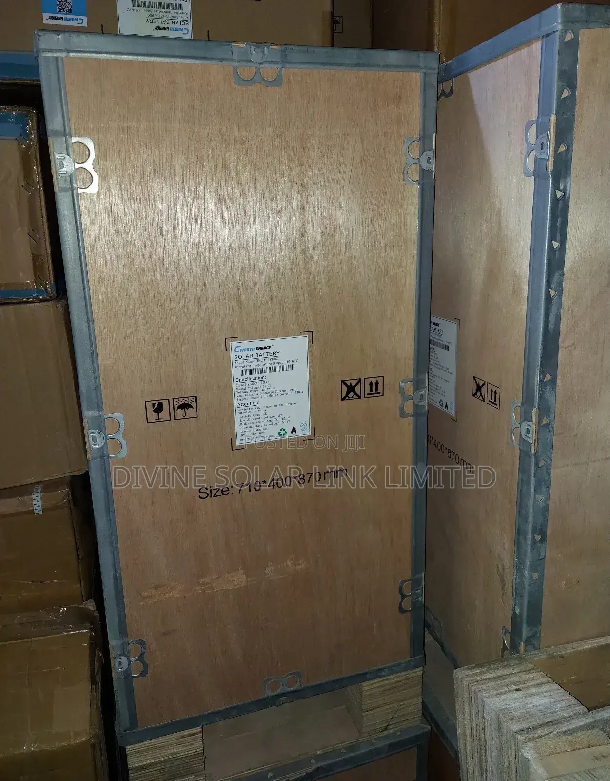 15kwh 51.2v Cworth Lithium Battery With 5years Warranty
