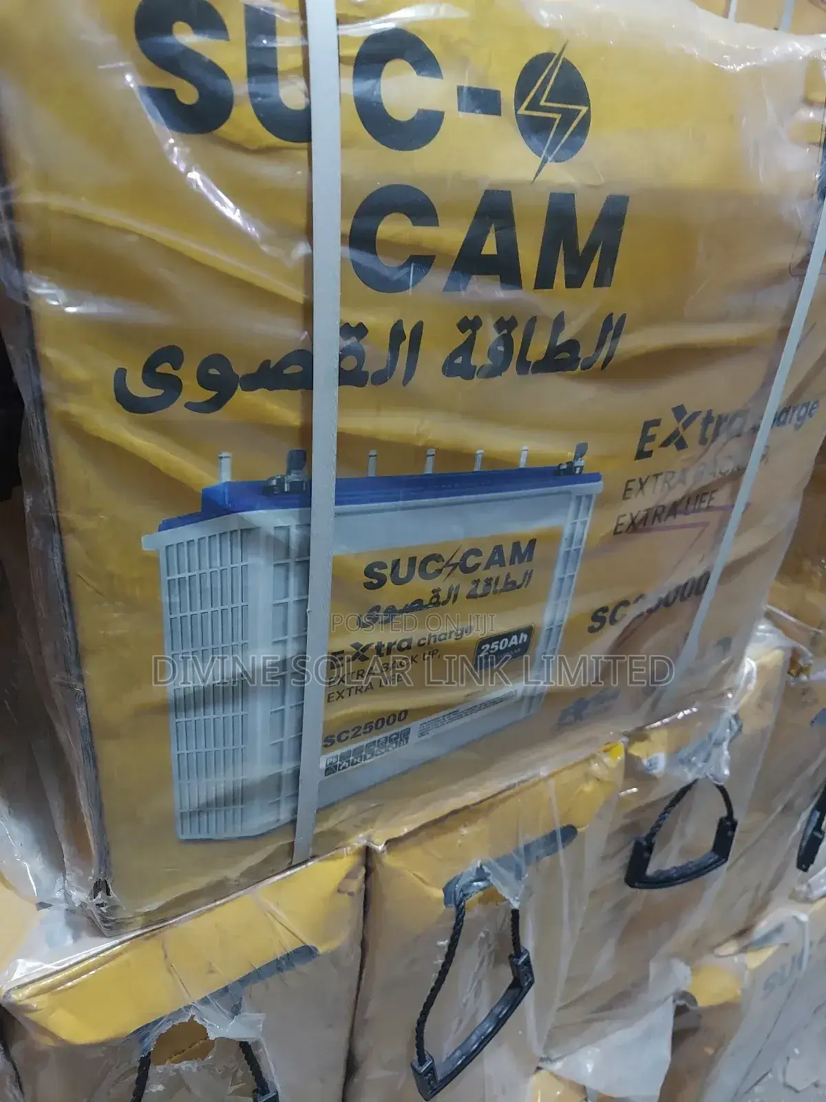 Sucam Tubular Battery 240ah 12v With 2years Warranty