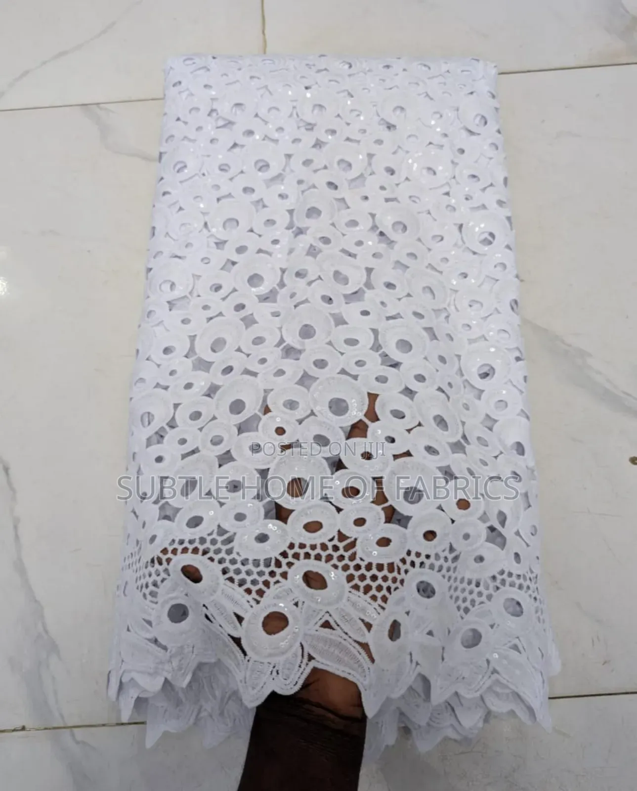 Quality White Chord Lace for Both Men and Women