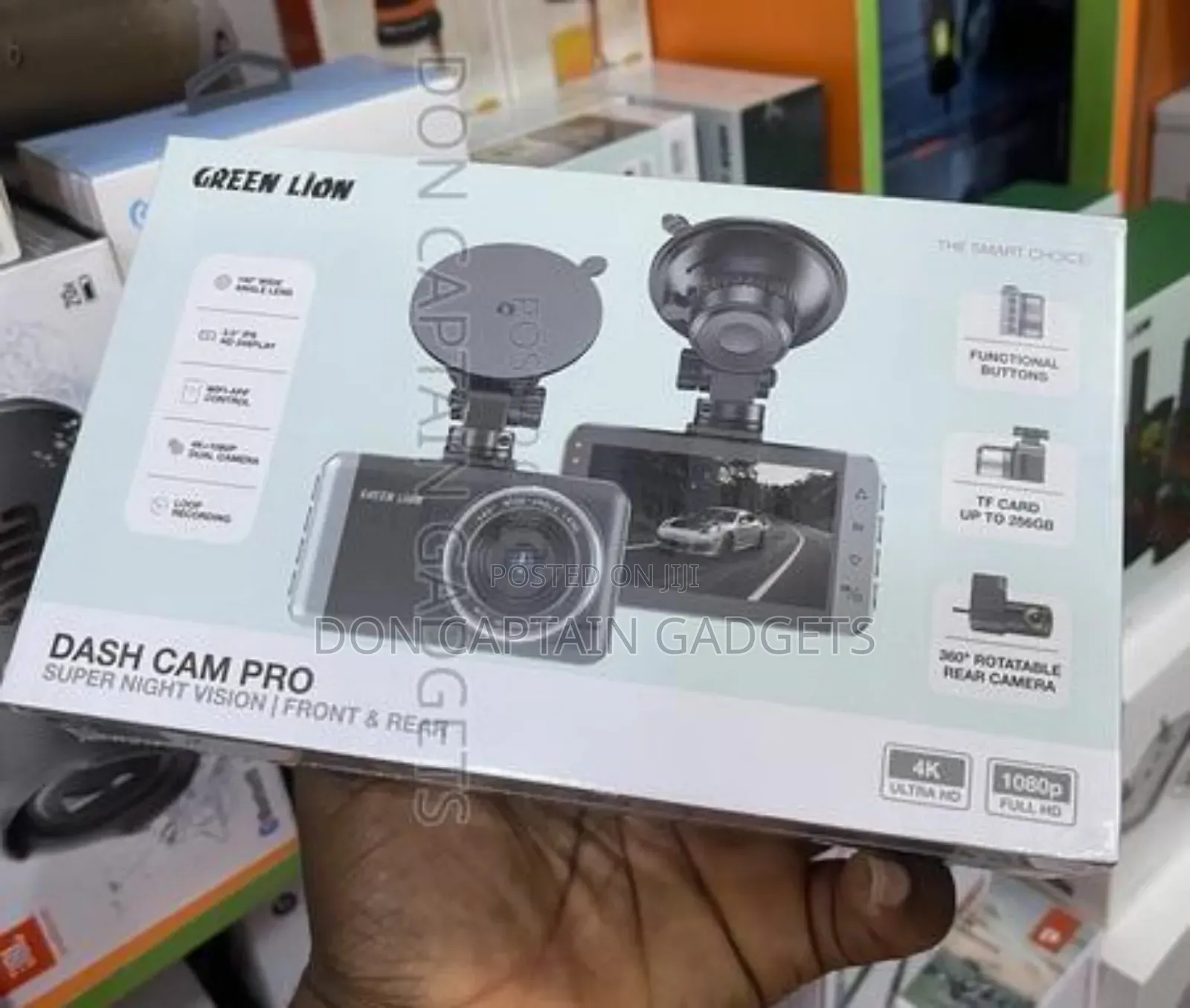 Green Loin Car Dash Cam Pro