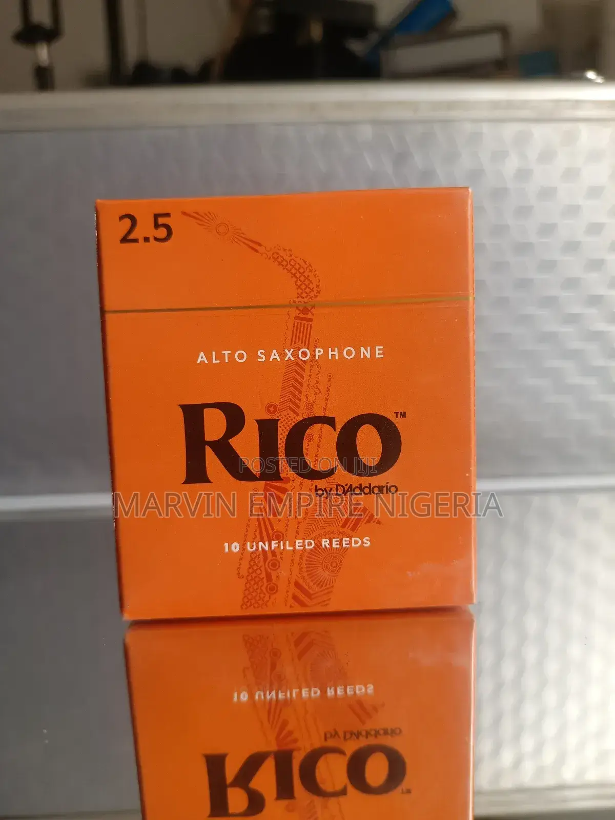 10 Daddario Alto Saxophone Unfiled Rico Reeds in Strength 2.5 2.0 3.0