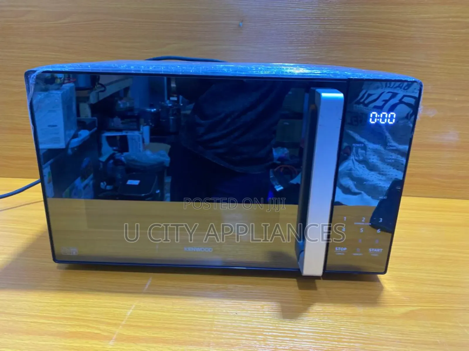 3in1convention Kenwood Mirror Face Soft Touch Microwave Inverter