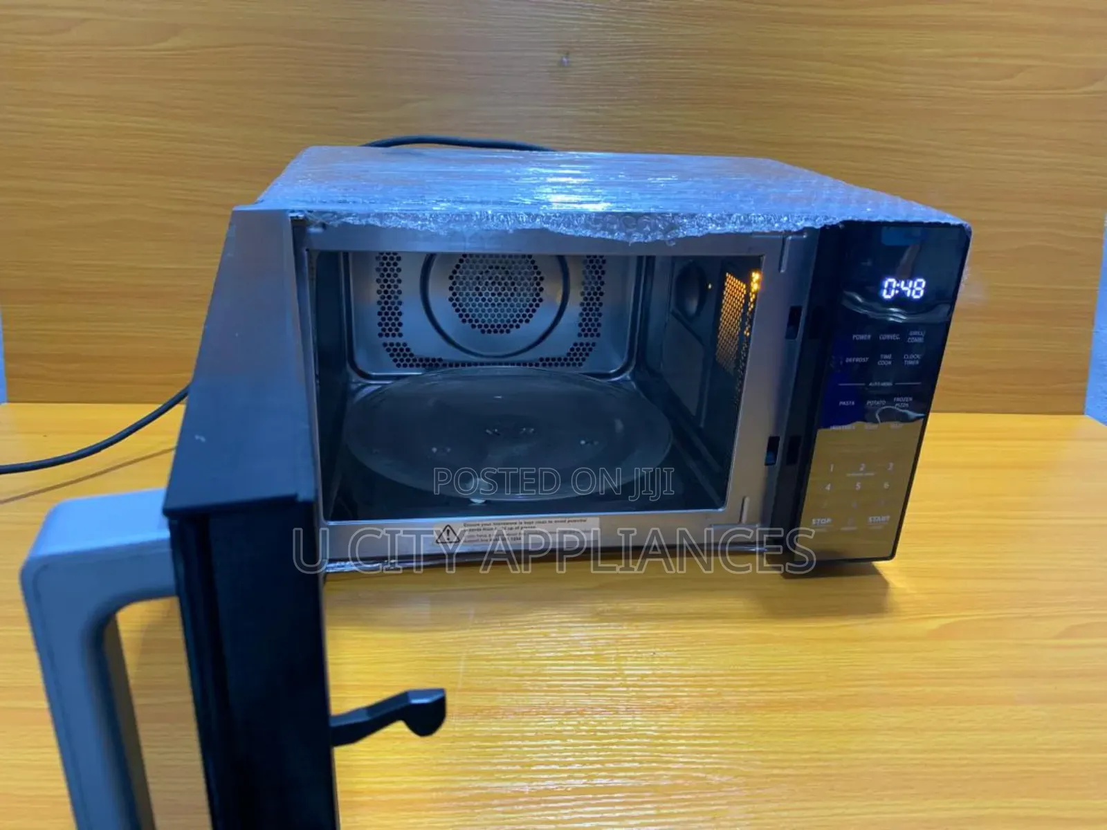 3in1convention Kenwood Mirror Face Soft Touch Microwave Inverter