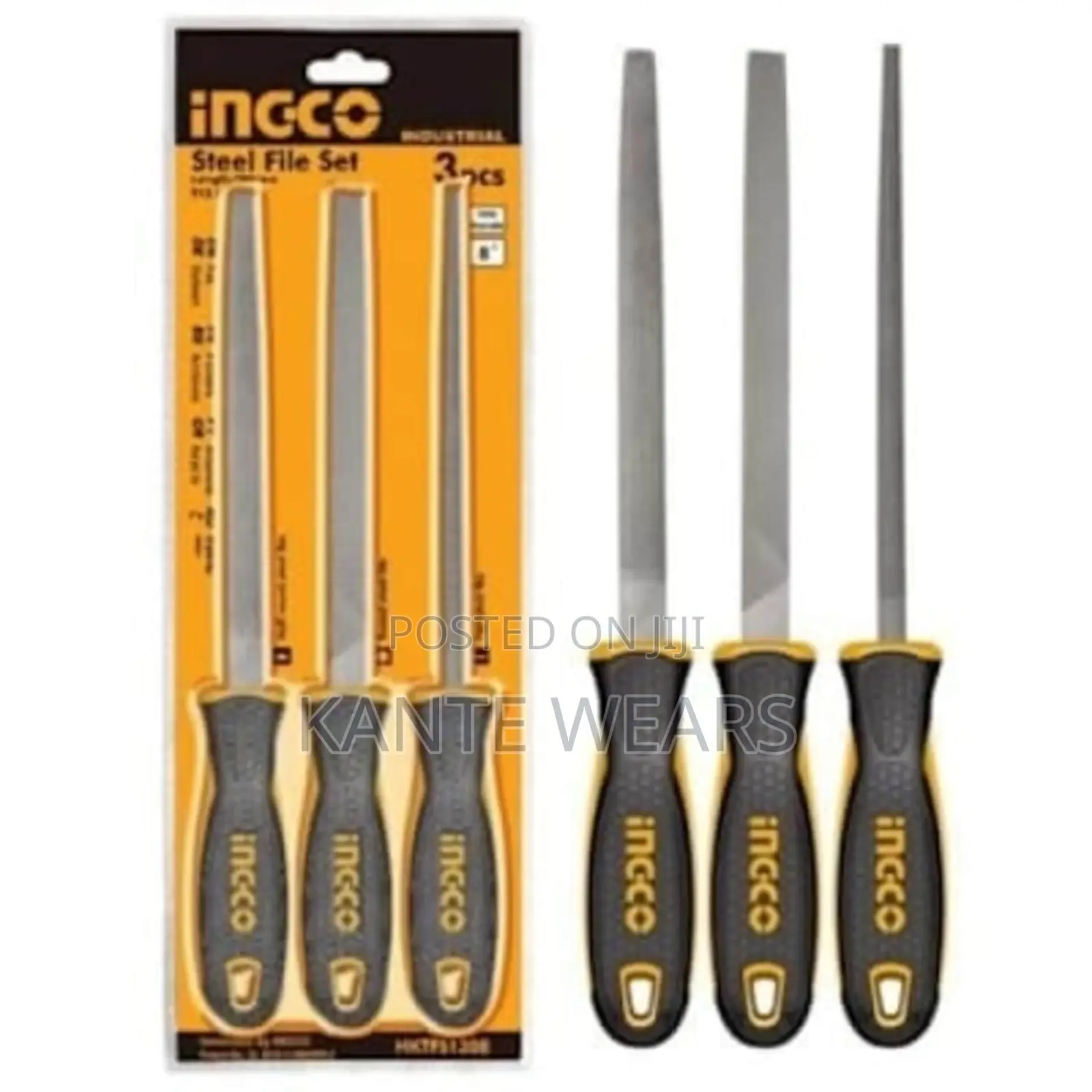 Ingco Wood File Set - 3 Pieces