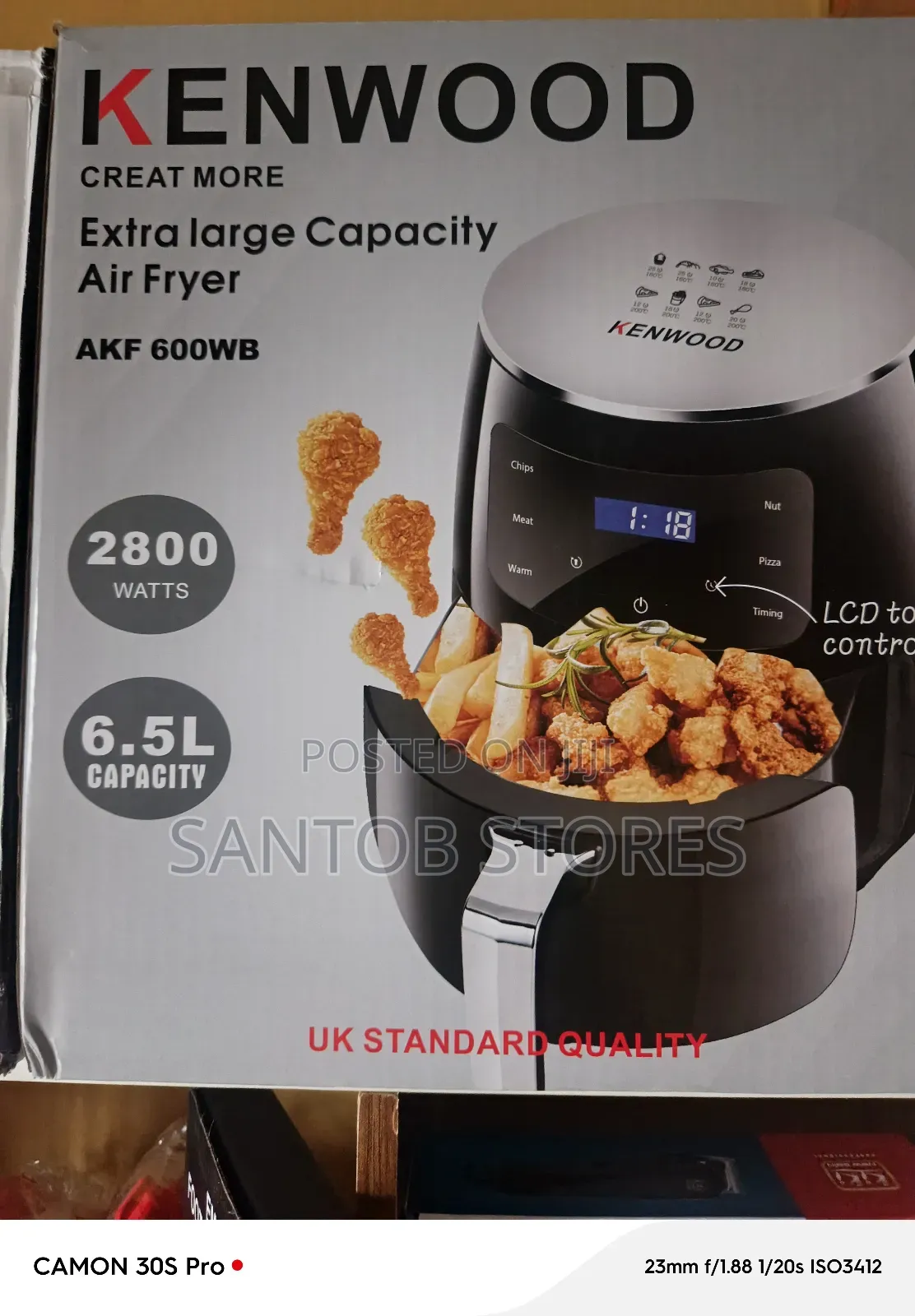 6.5l Kenwood Airfryer