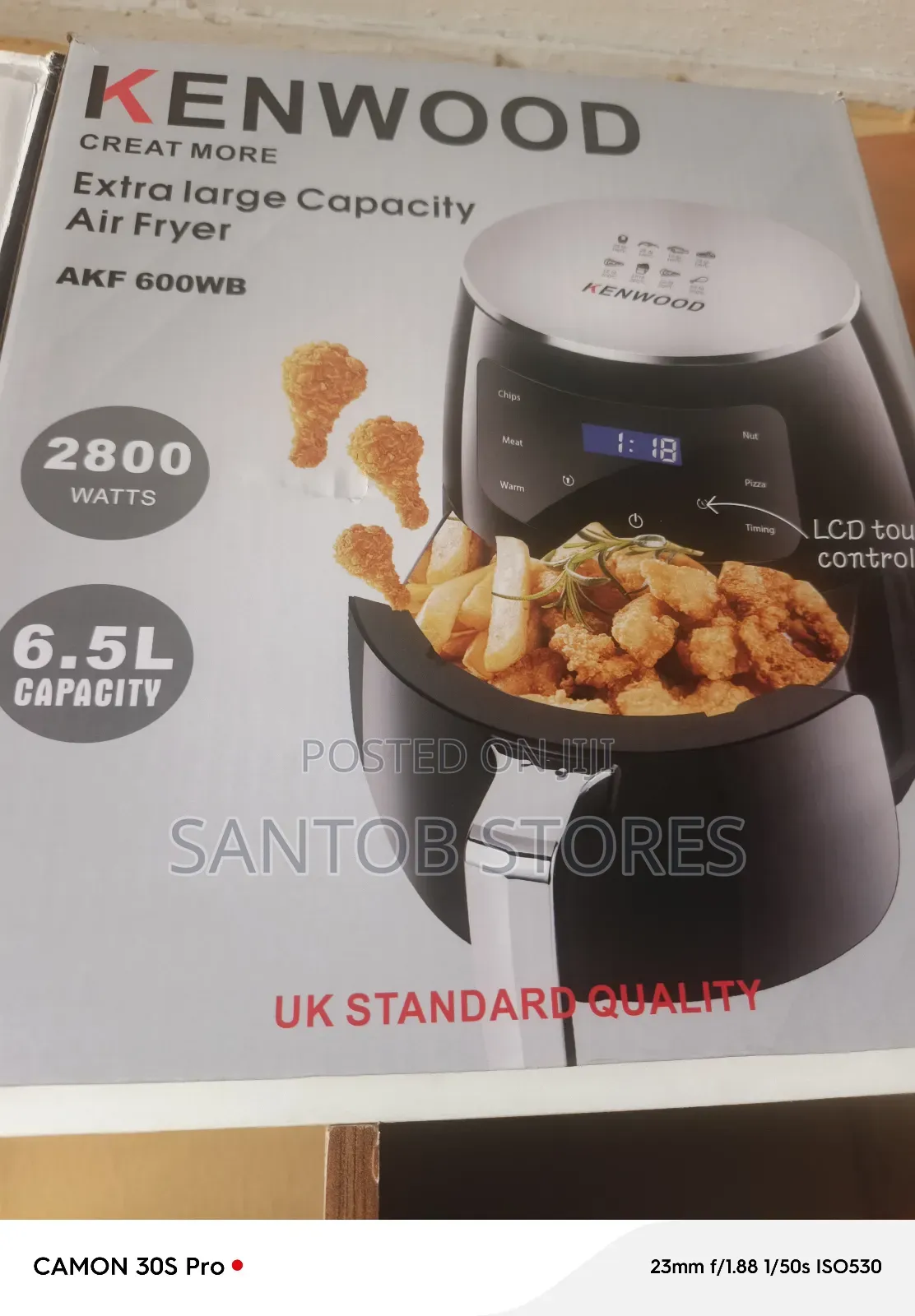 6.5l Kenwood Airfryer