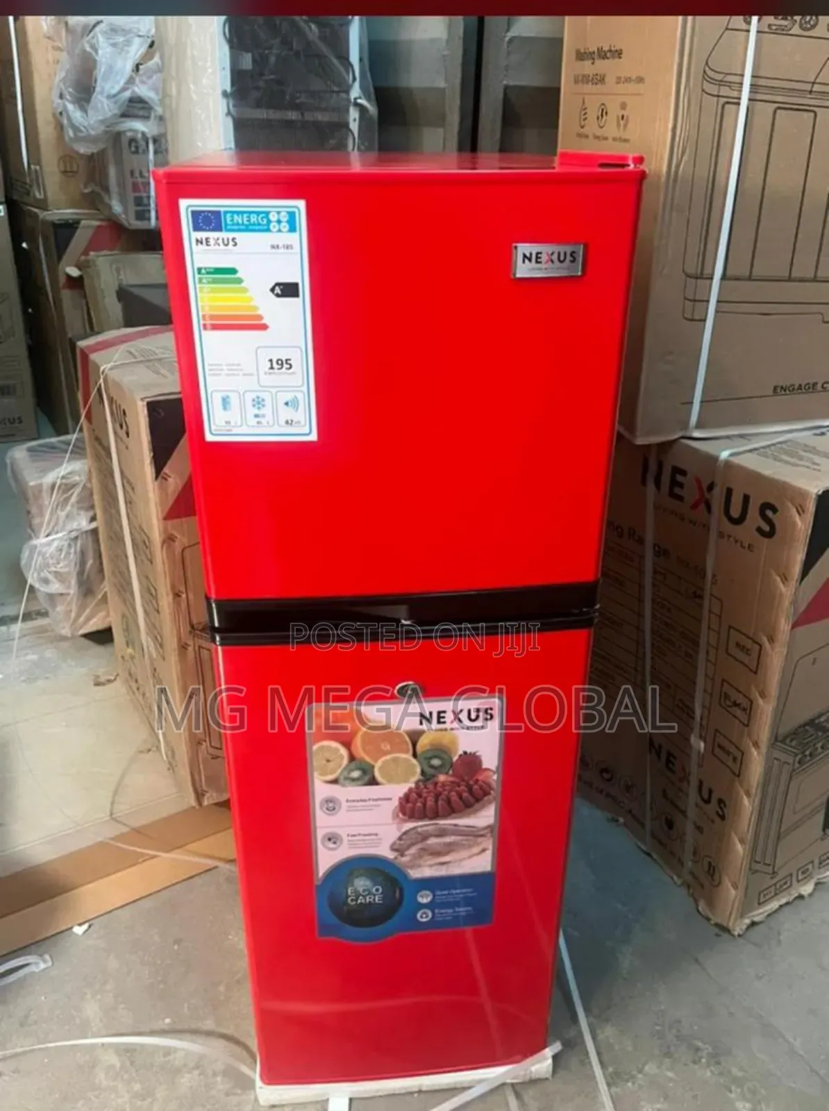 Nexus 189l Doube Door Refrigerator