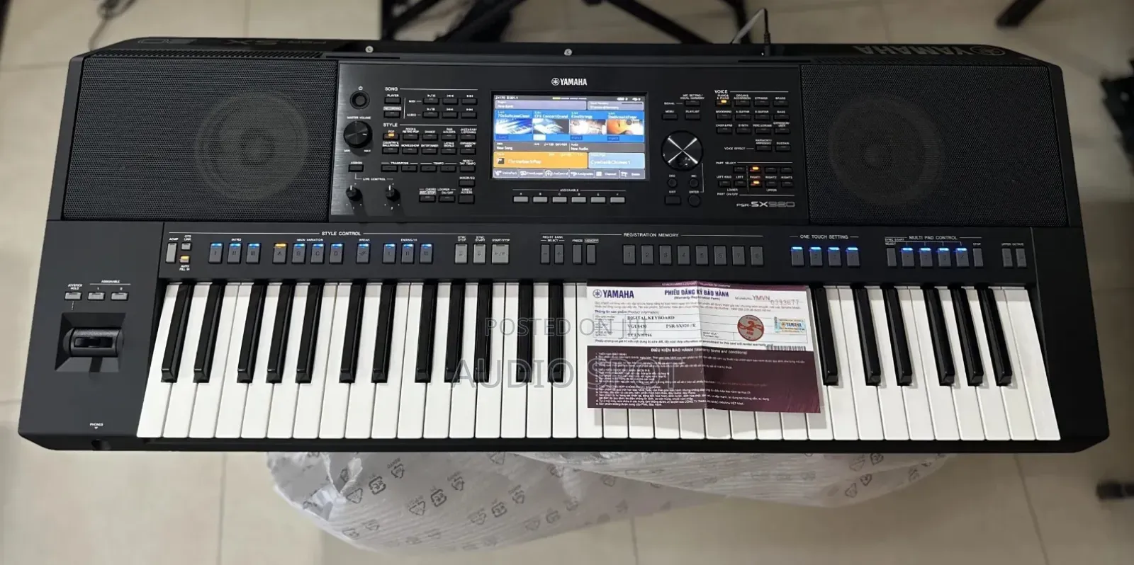 Yamaha Psr-sx920 Arranger Workstation With 61 Keys
