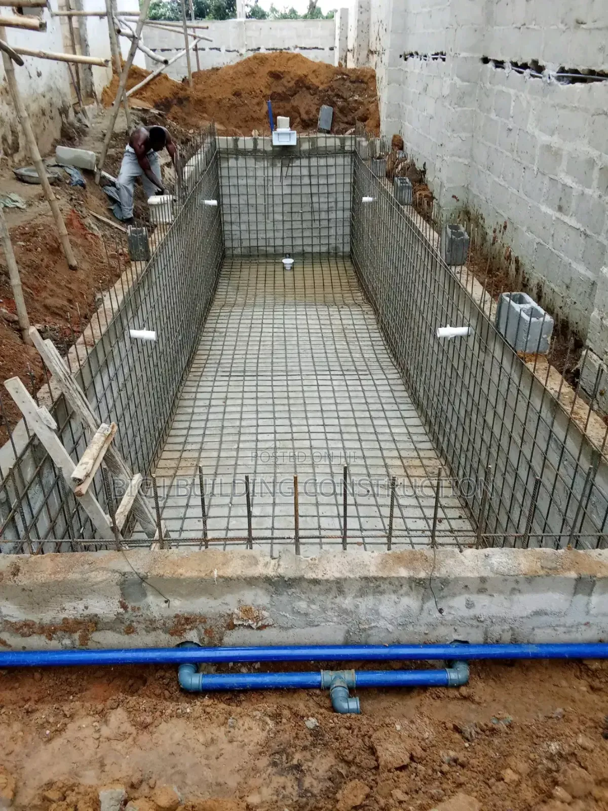 Artwork Fountain Stone and Pool Construction