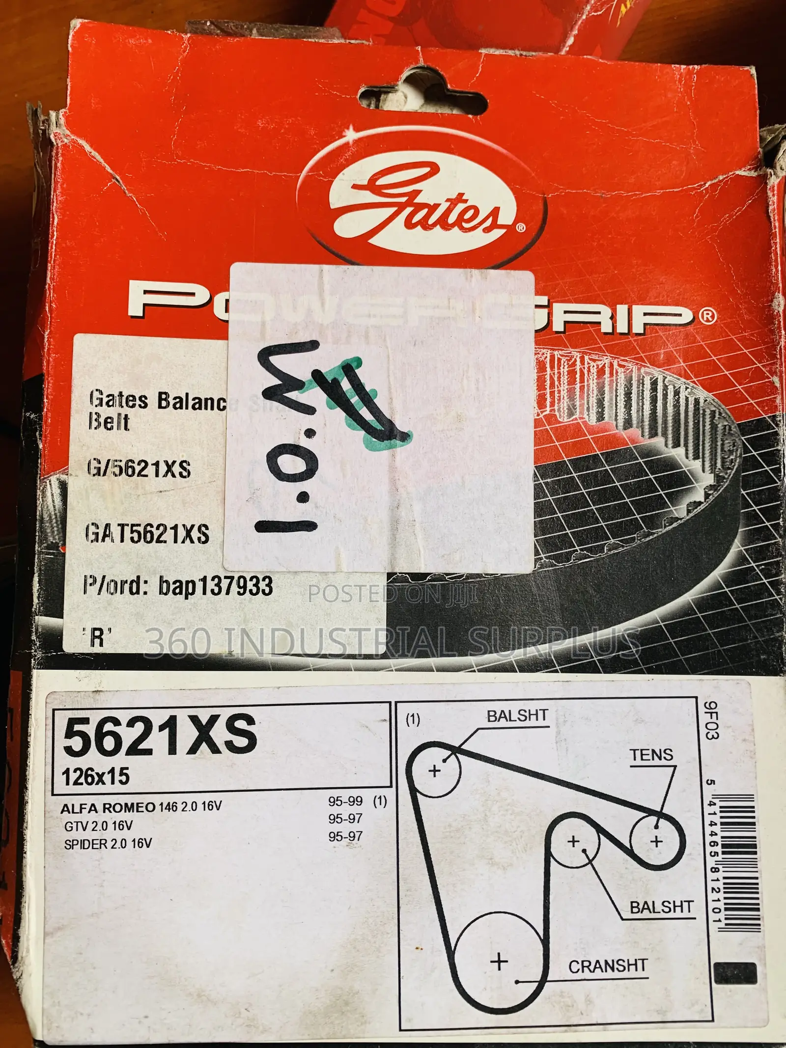 Genuine Gates Timing Belt 5621xs