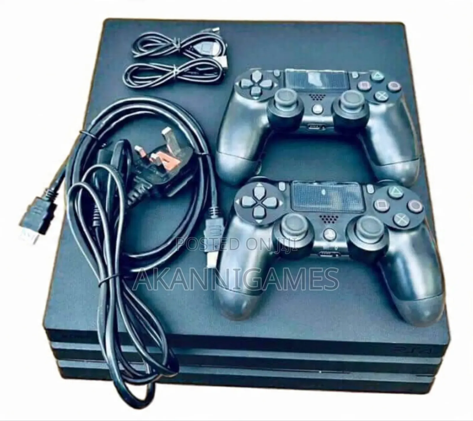 Clean Ps4 Pro 1tb With 15 Games Plus 2 Gamepad”