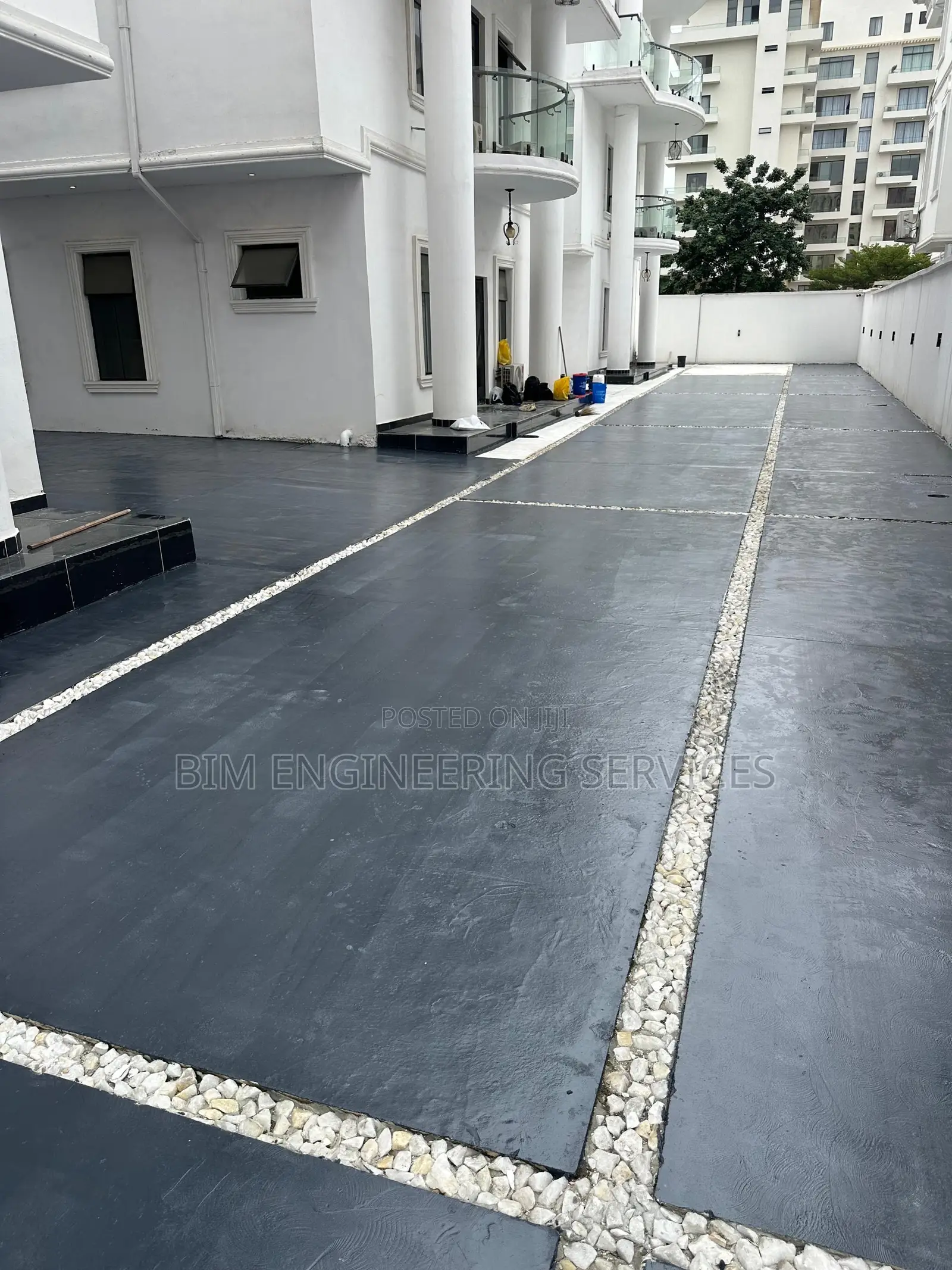 Dark Grey Paint ,Acrylic Sealent,Xylene,Raw Sealer,Colour Hardener.