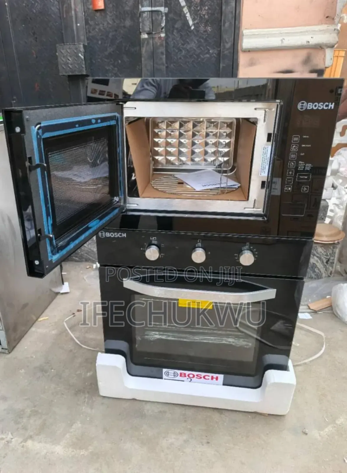 Original Bosch 60x60cm Built-in Gas Ele Oven Built-in Microwave