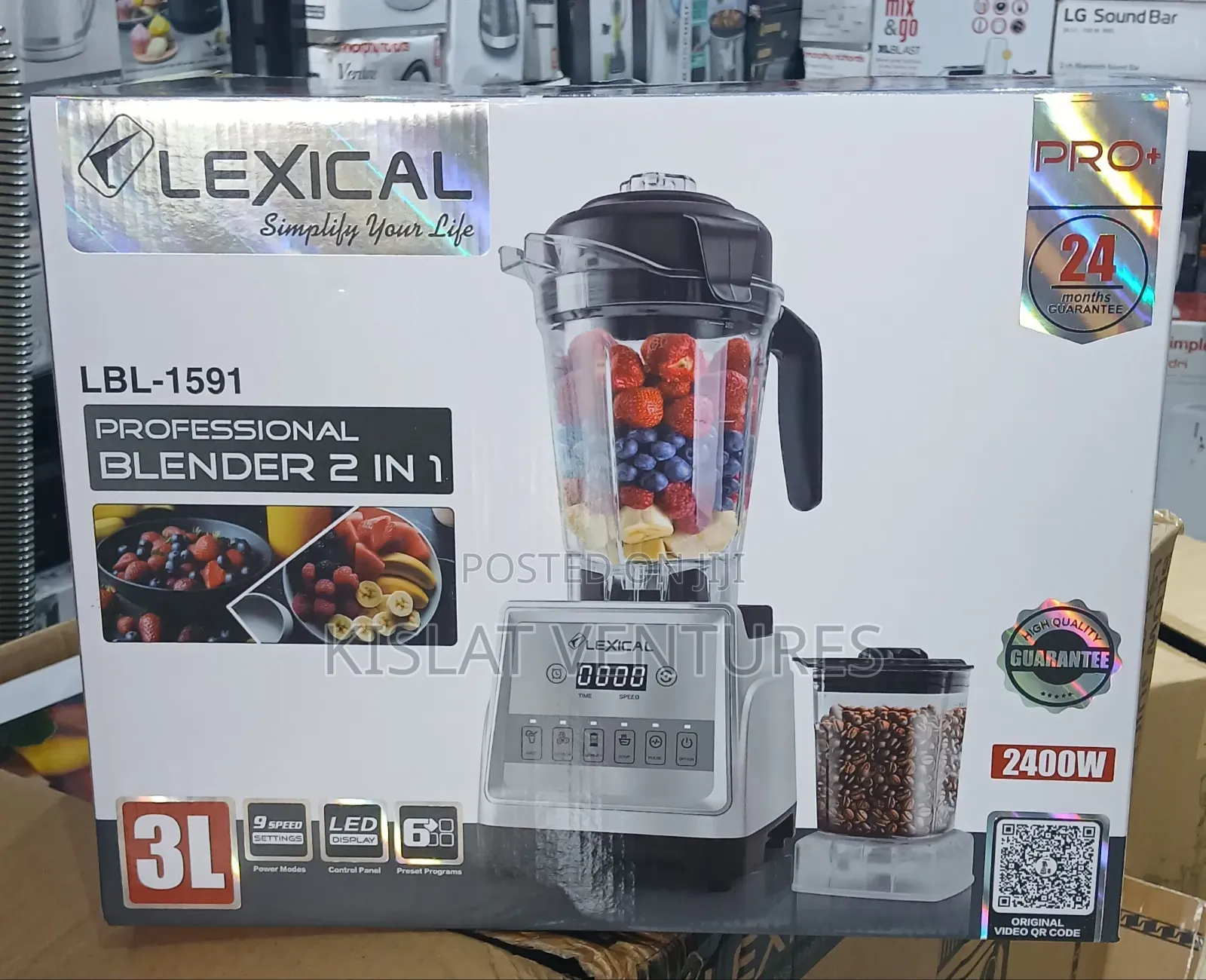 Lexical Professional Blender 2 in 1