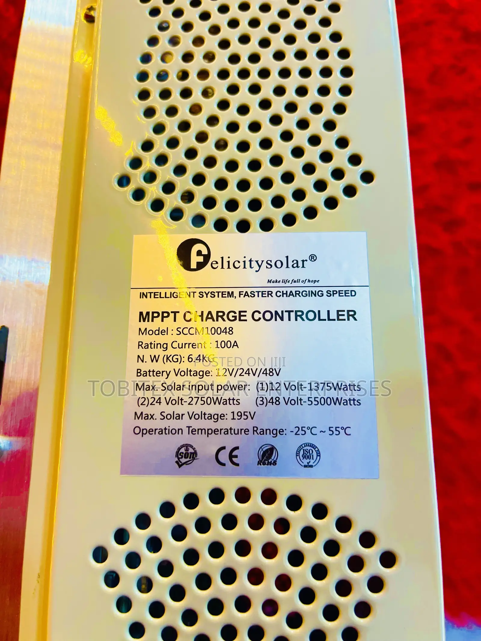 100a 12/48v Felicity Charger Controller